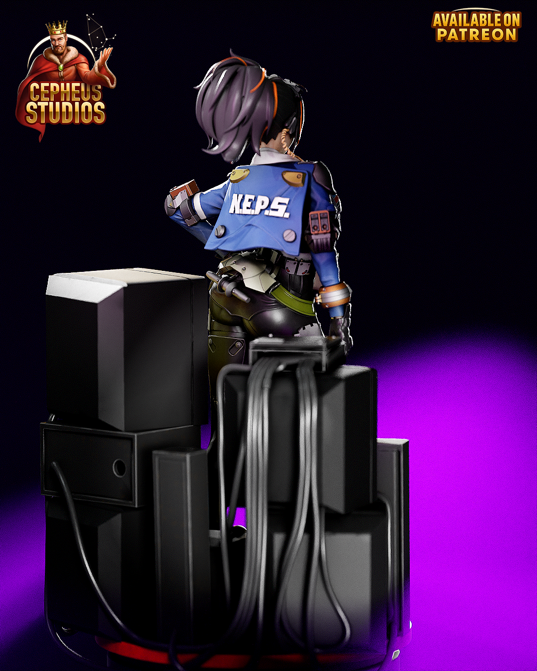 Zhu Yuan from Zenless Zone Zero Fan-Made Model by Cepheus Studio - Sephiknot
