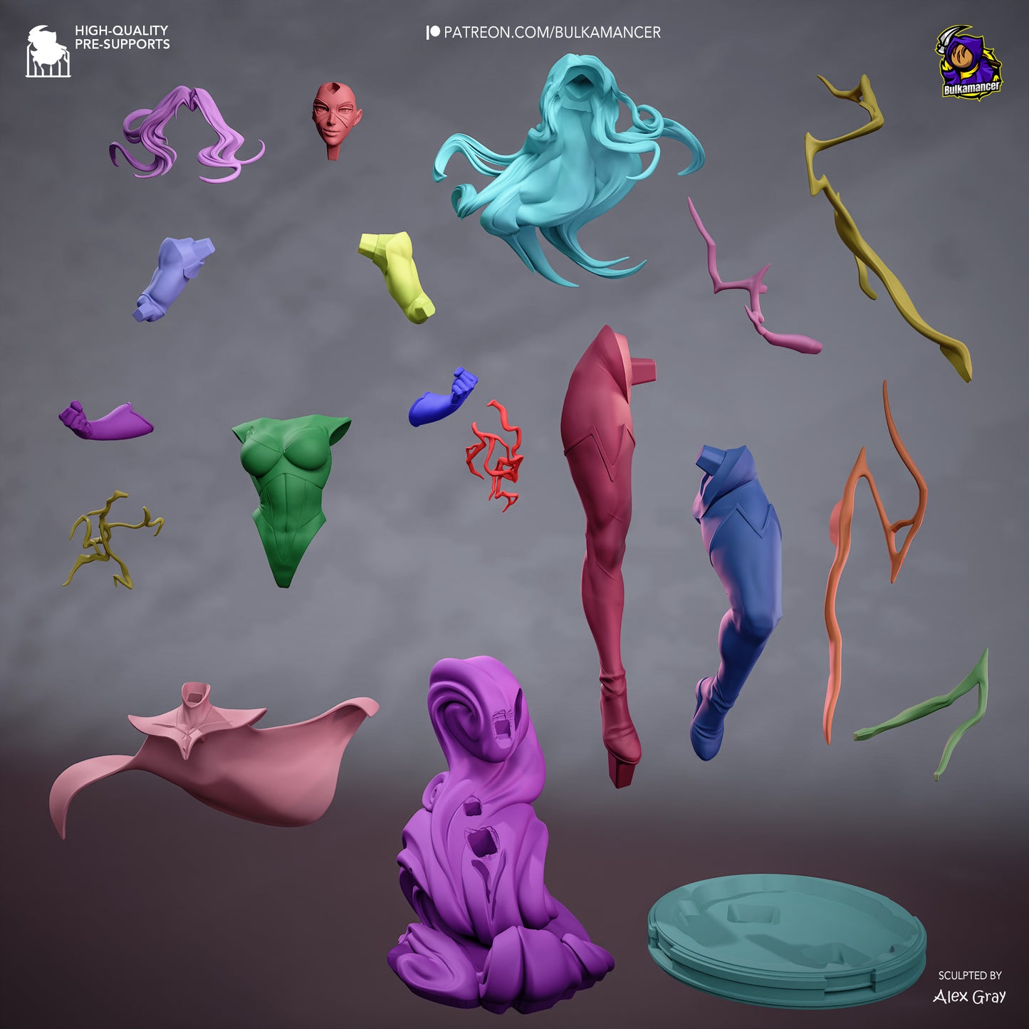 Blonde Blazer from Dispatch by Bulkamancer | High Quality Resin Print | Painted Commissions available! - Sephiknot