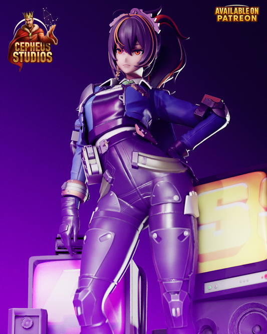 Zhu Yuan from Zenless Zone Zero Fan-Made Model by Cepheus Studio - Sephiknot