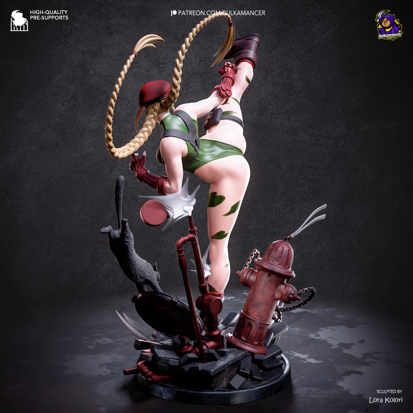 Cammy from Street Fighter by Bulkamancer | High Quality Resin Print | Painted Commissions available!