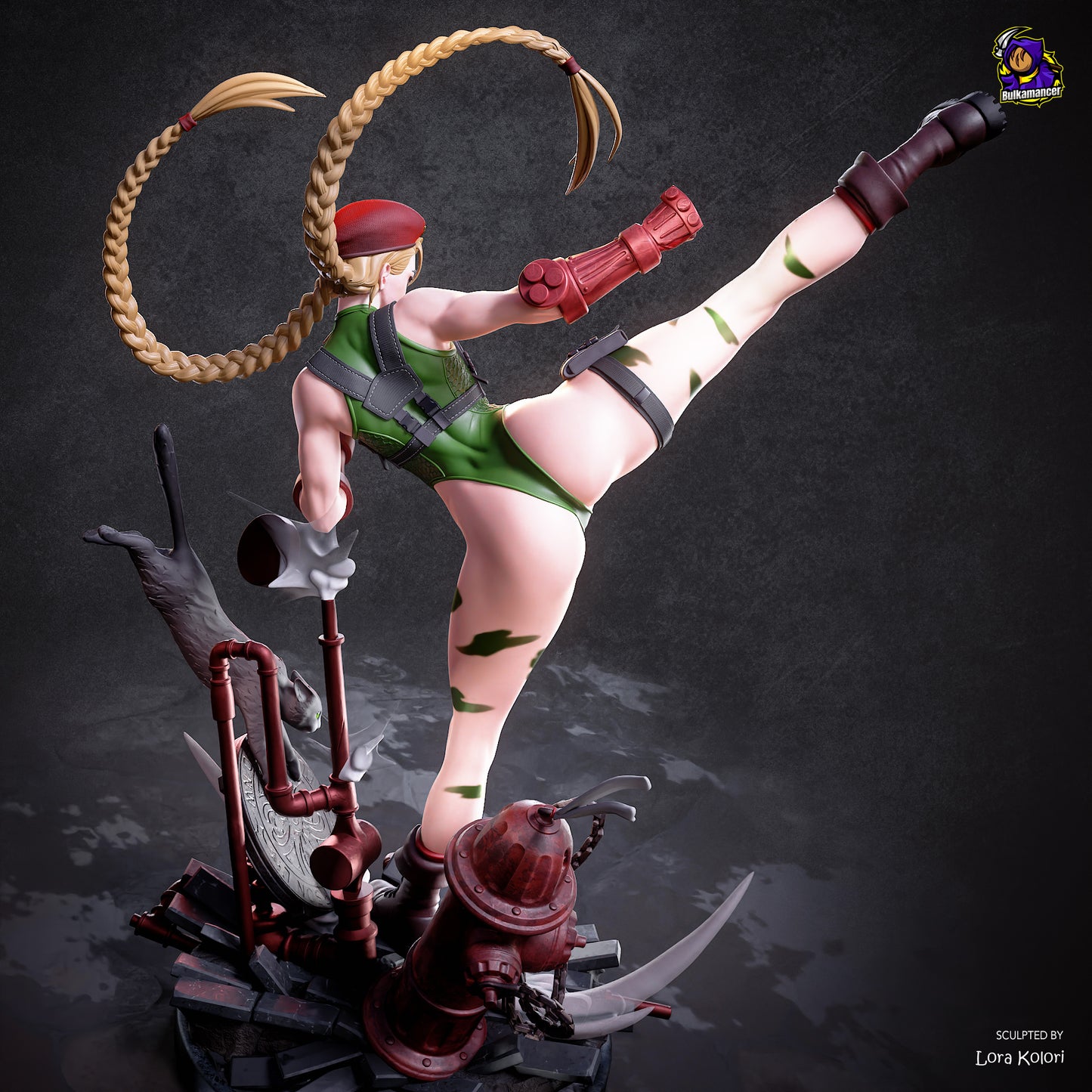 Cammy from Street Fighter by Bulkamancer | High Quality Resin Print | Painted Commissions available!