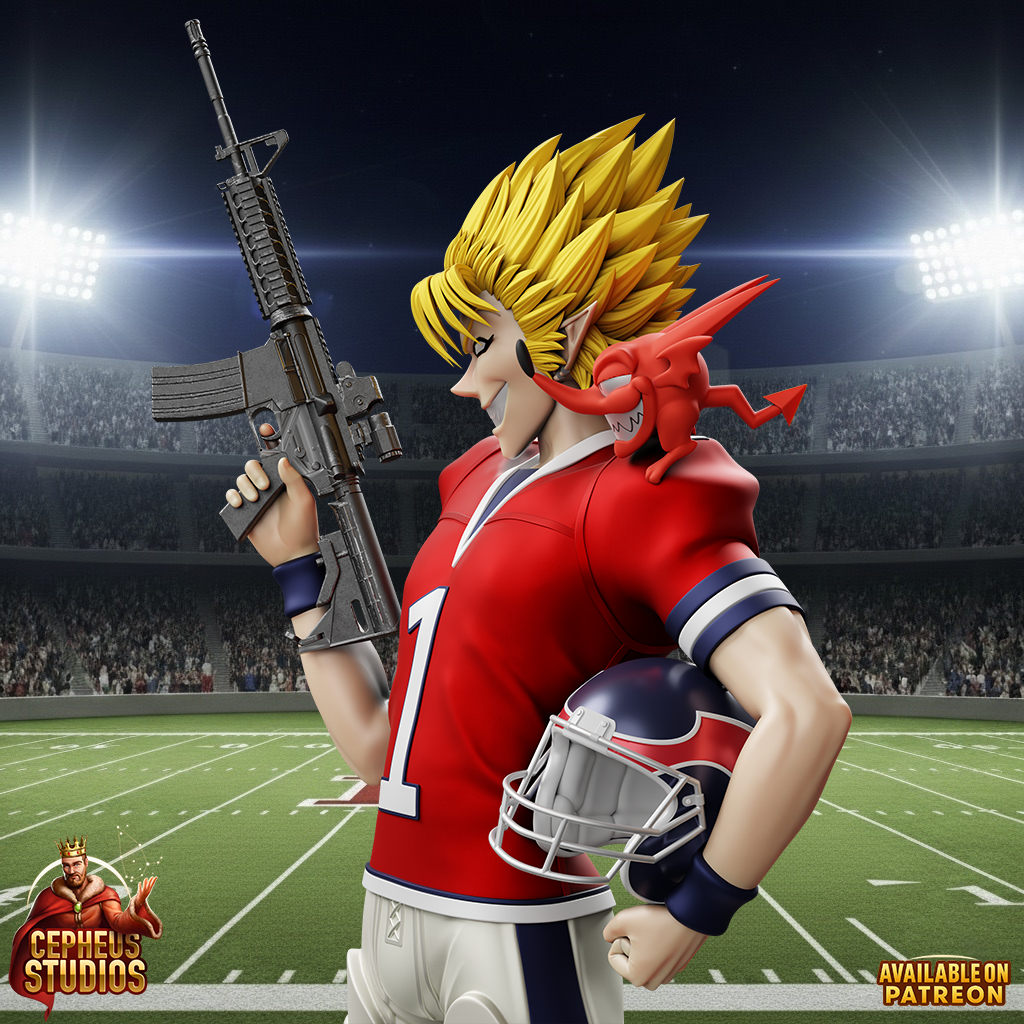 Hirumi Yoichi from Eyeshield 21 by Cepheus | High Quality Resin Print | Painted Commissions available! - Sephiknot