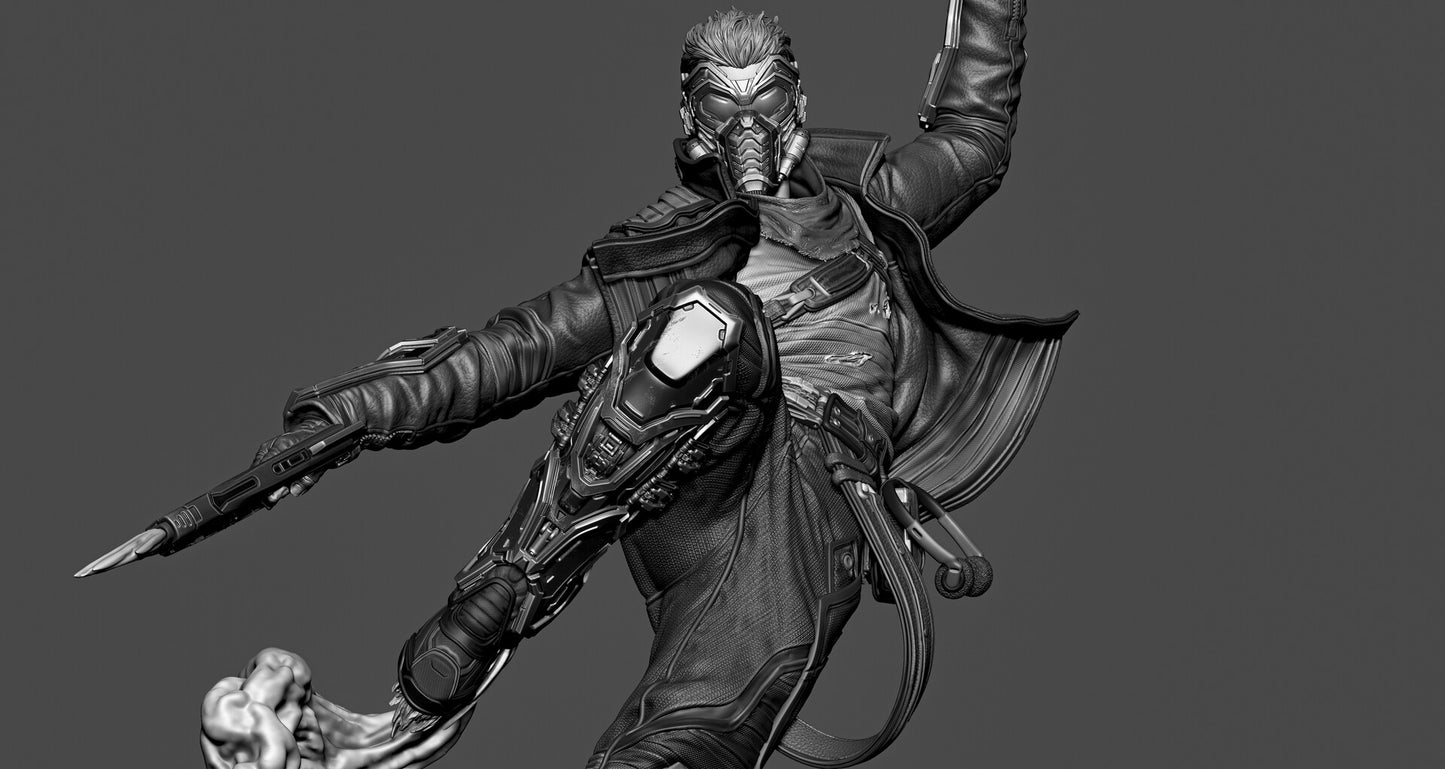 Starlord from Marvel by CA3D | High Quality Resin Print | Painted Commissions available!