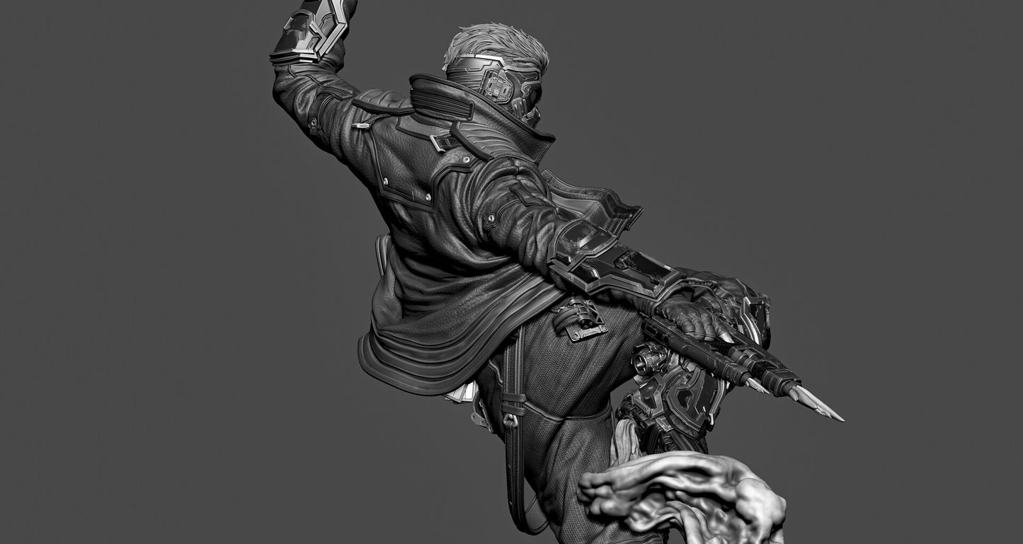 Starlord from Marvel by CA3D | High Quality Resin Print | Painted Commissions available!
