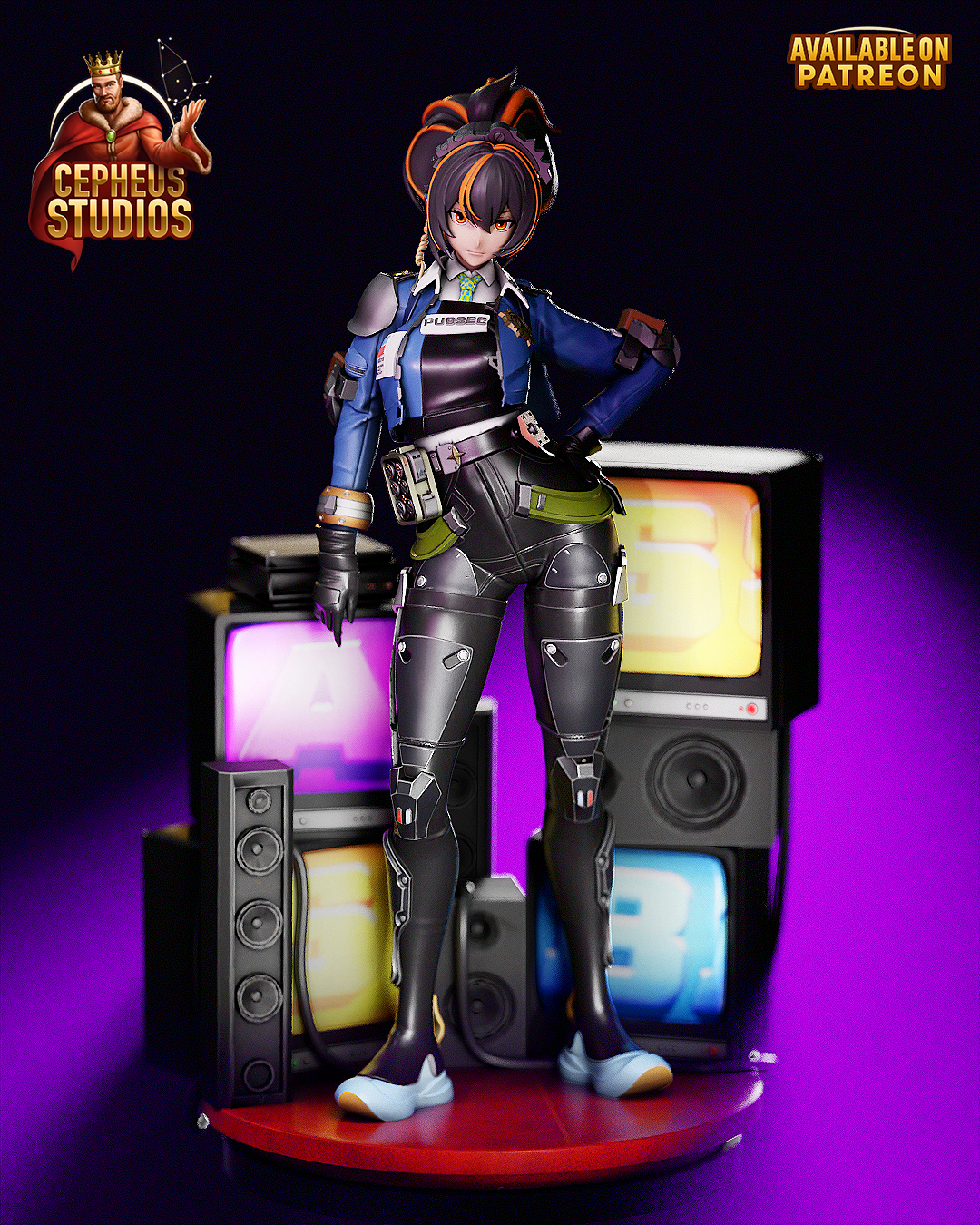 Zhu Yuan from Zenless Zone Zero Fan-Made Model by Cepheus Studio - Sephiknot