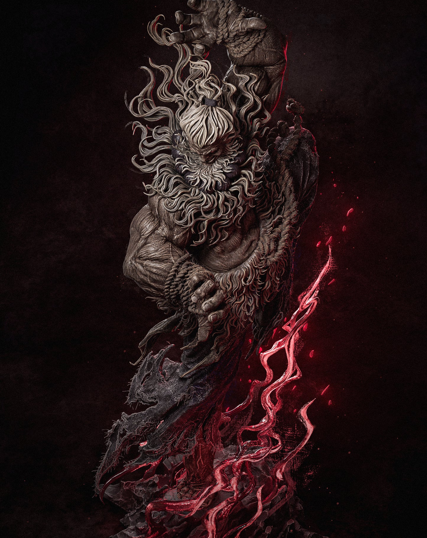 Akuma from Street Fighter by CA3D | High Quality Resin Print | Painted Commissions available! - Sephiknot