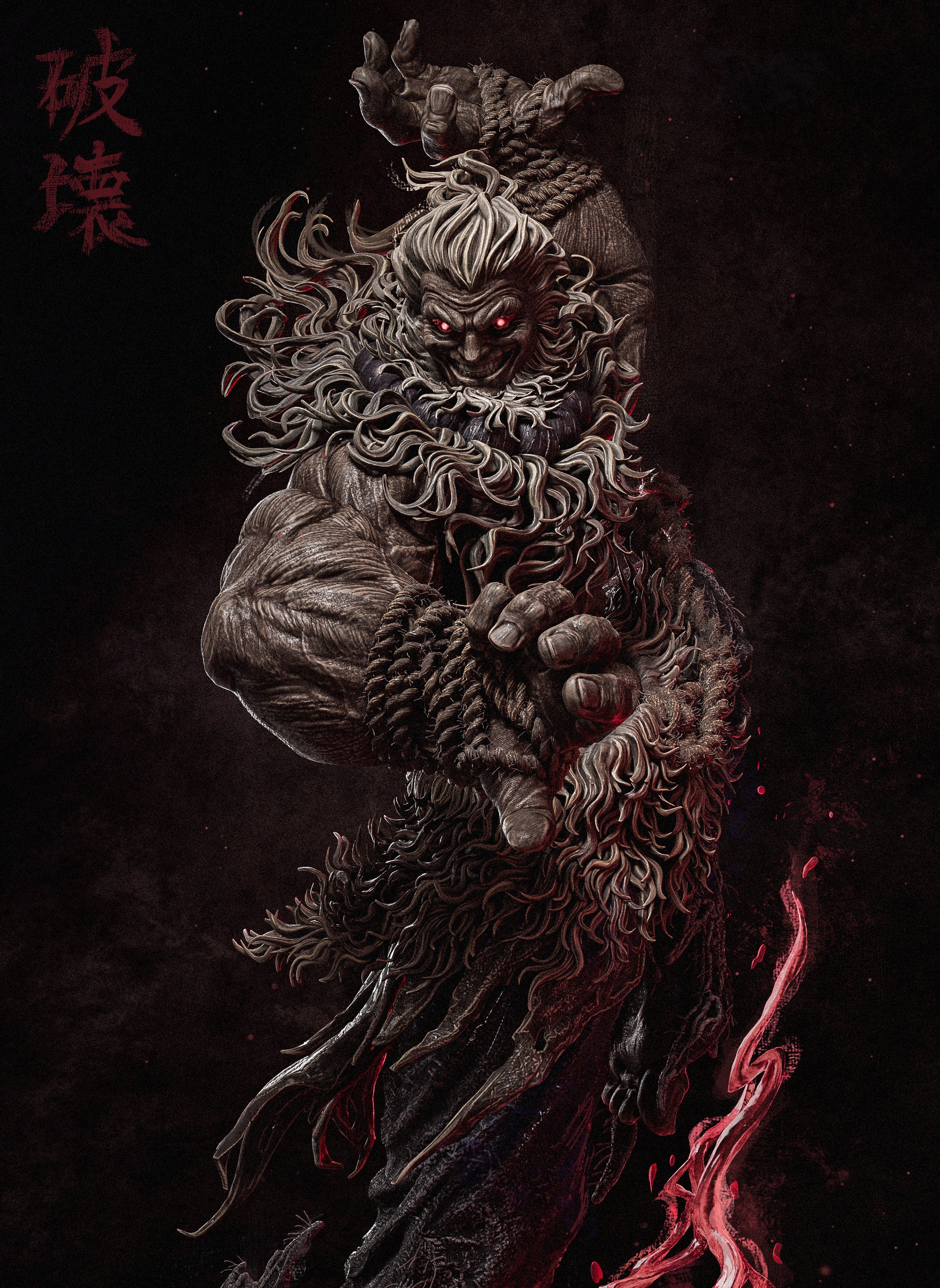 Akuma from Street Fighter by CA3D | High Quality Resin Print | Painted Commissions available! - Sephiknot