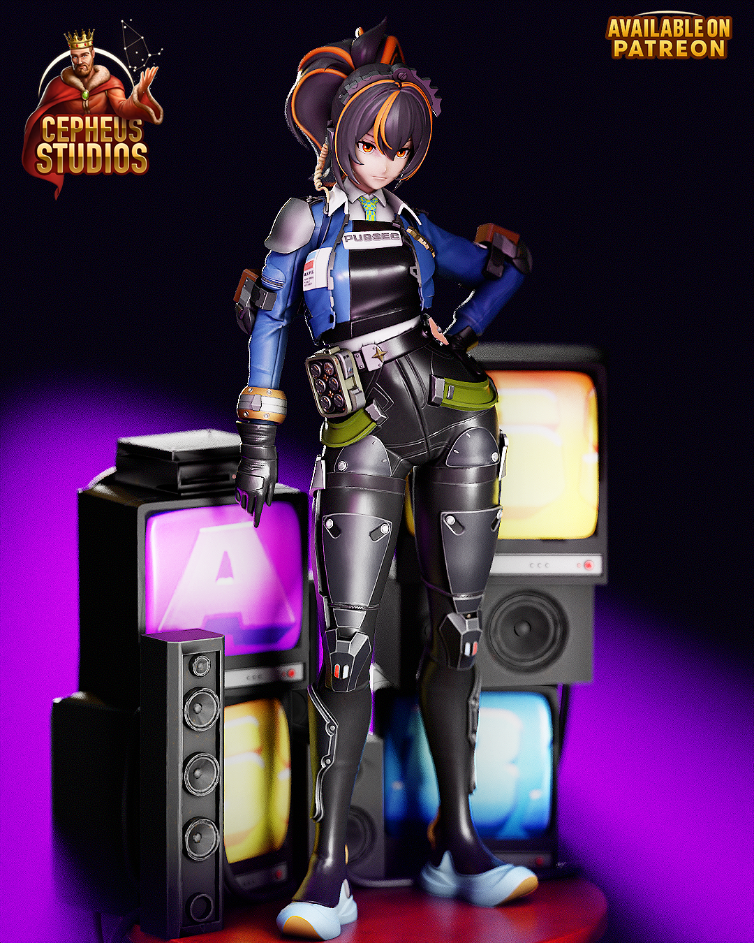 Zhu Yuan from Zenless Zone Zero Fan-Made Model by Cepheus Studio - Sephiknot