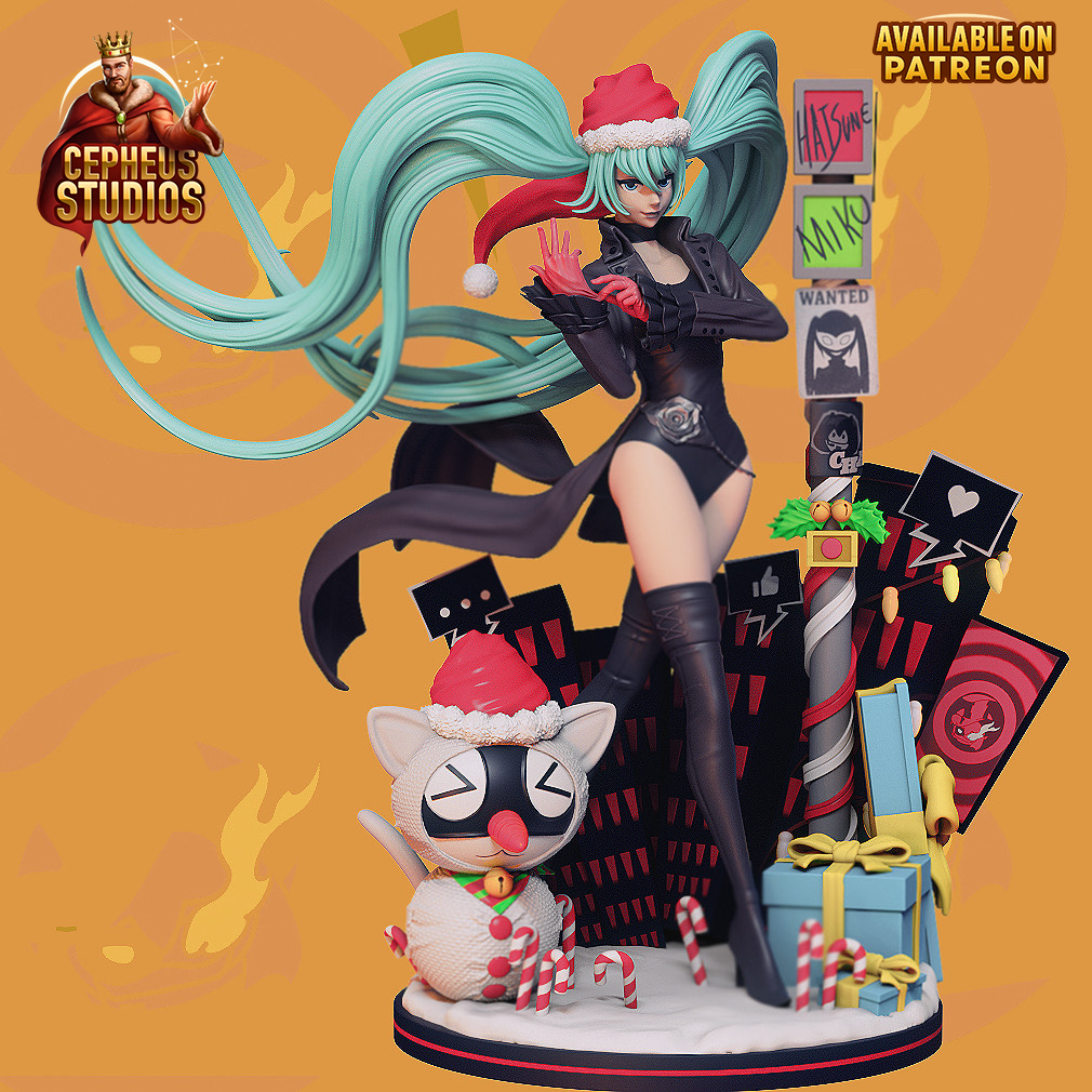 Hatsune Miku Persona Style Fan-Made Model by Cepheus Studio - Sephiknot
