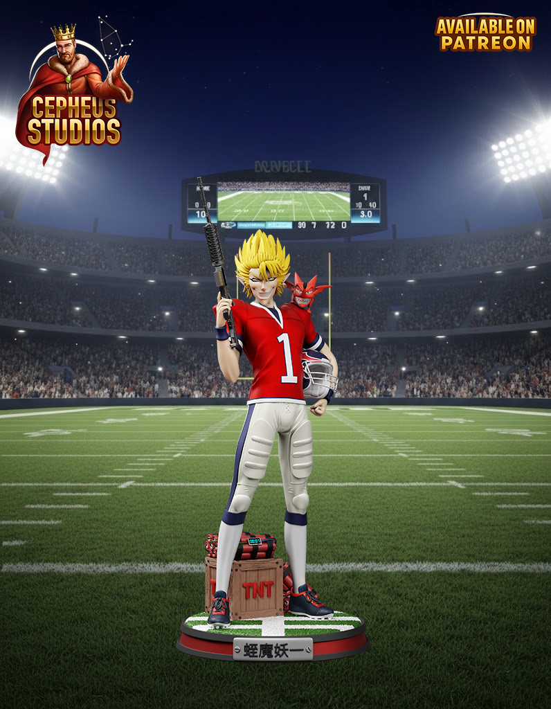 Hirumi Yoichi from Eyeshield 21 by Cepheus | High Quality Resin Print | Painted Commissions available! - Sephiknot