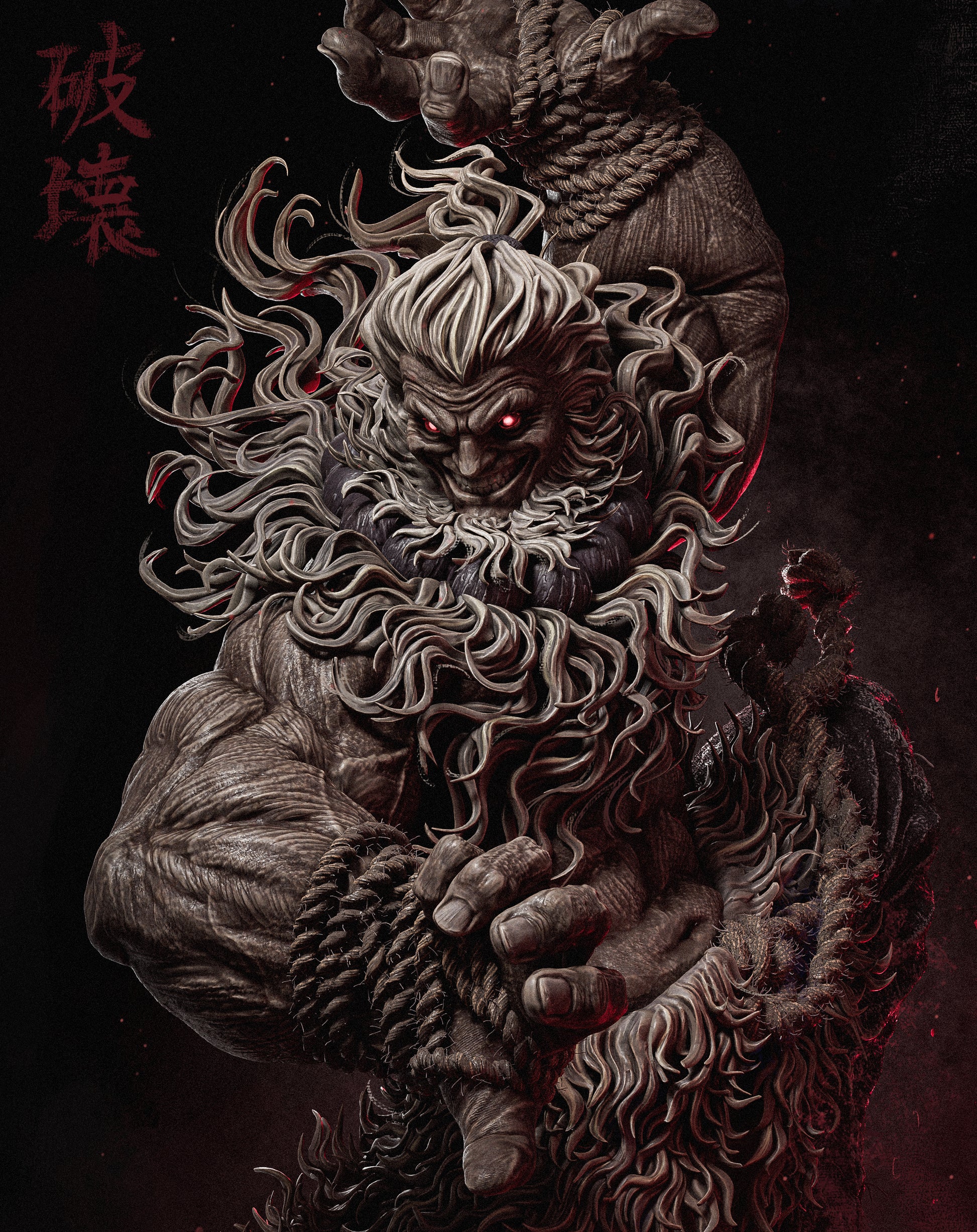 Akuma from Street Fighter by CA3D | High Quality Resin Print | Painted Commissions available! - Sephiknot