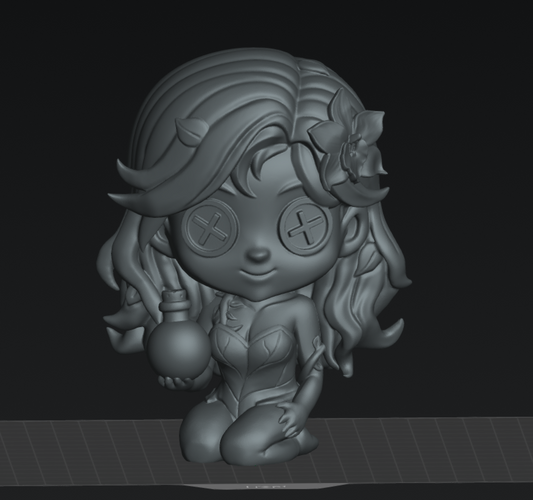 Plush Ivy by Skullpture | High Quality Resin Print | Painted Commissions available!