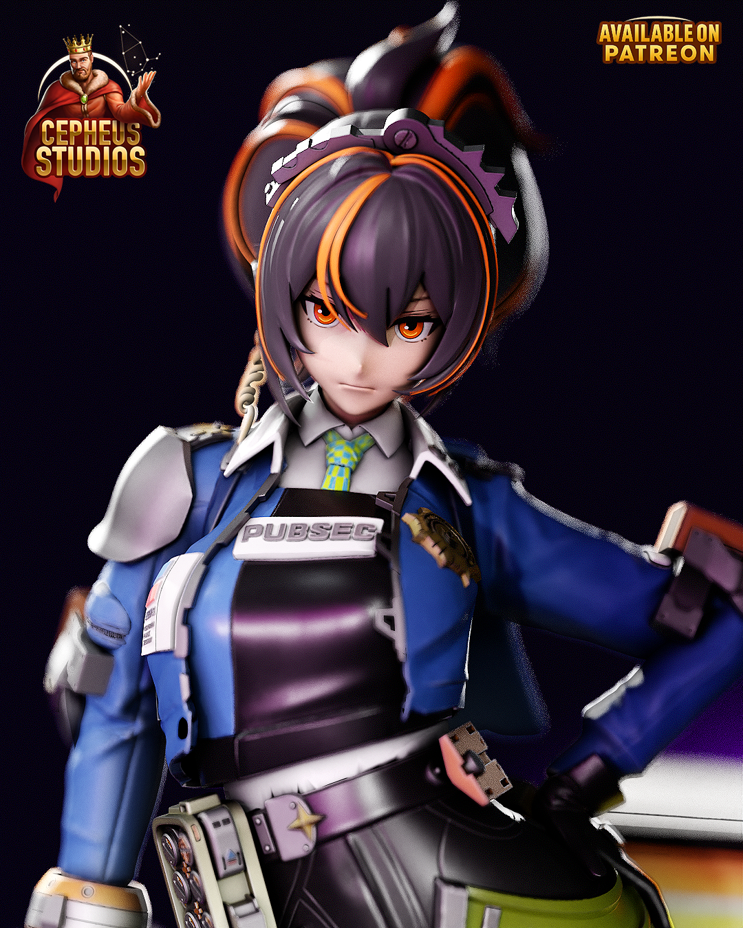 Zhu Yuan from Zenless Zone Zero Fan-Made Model by Cepheus Studio - Sephiknot