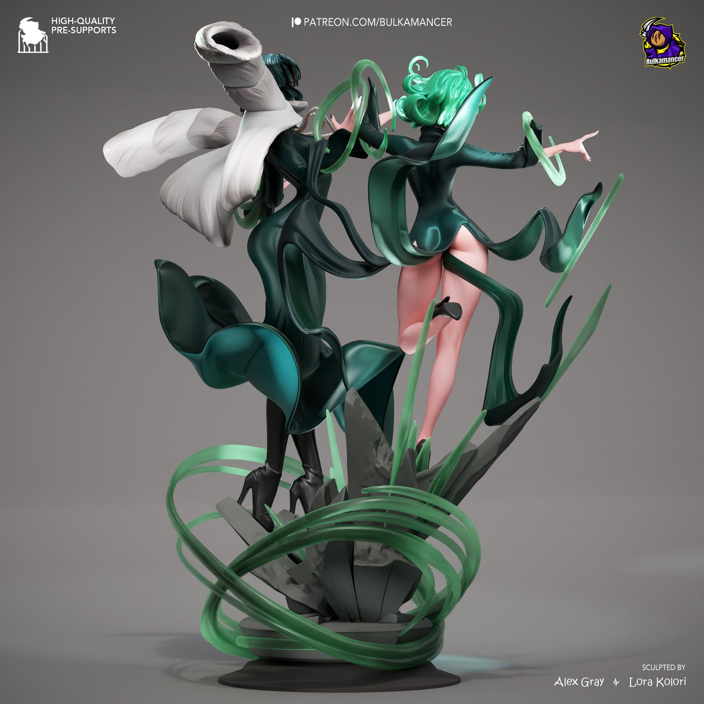 Fubuki and Tatsumaki Fan-Made Model by Bulkamancer