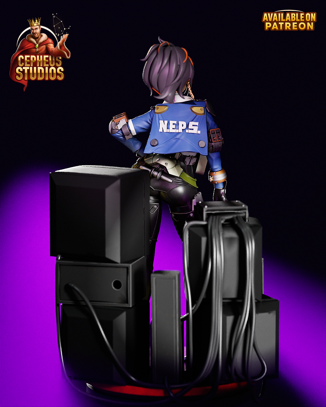 Zhu Yuan from Zenless Zone Zero Fan-Made Model by Cepheus Studio - Sephiknot