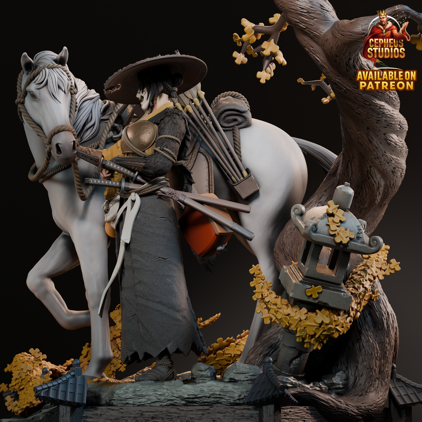 Atsu from Ghost of Yotei Fan-Made Model by Cepheus Studio