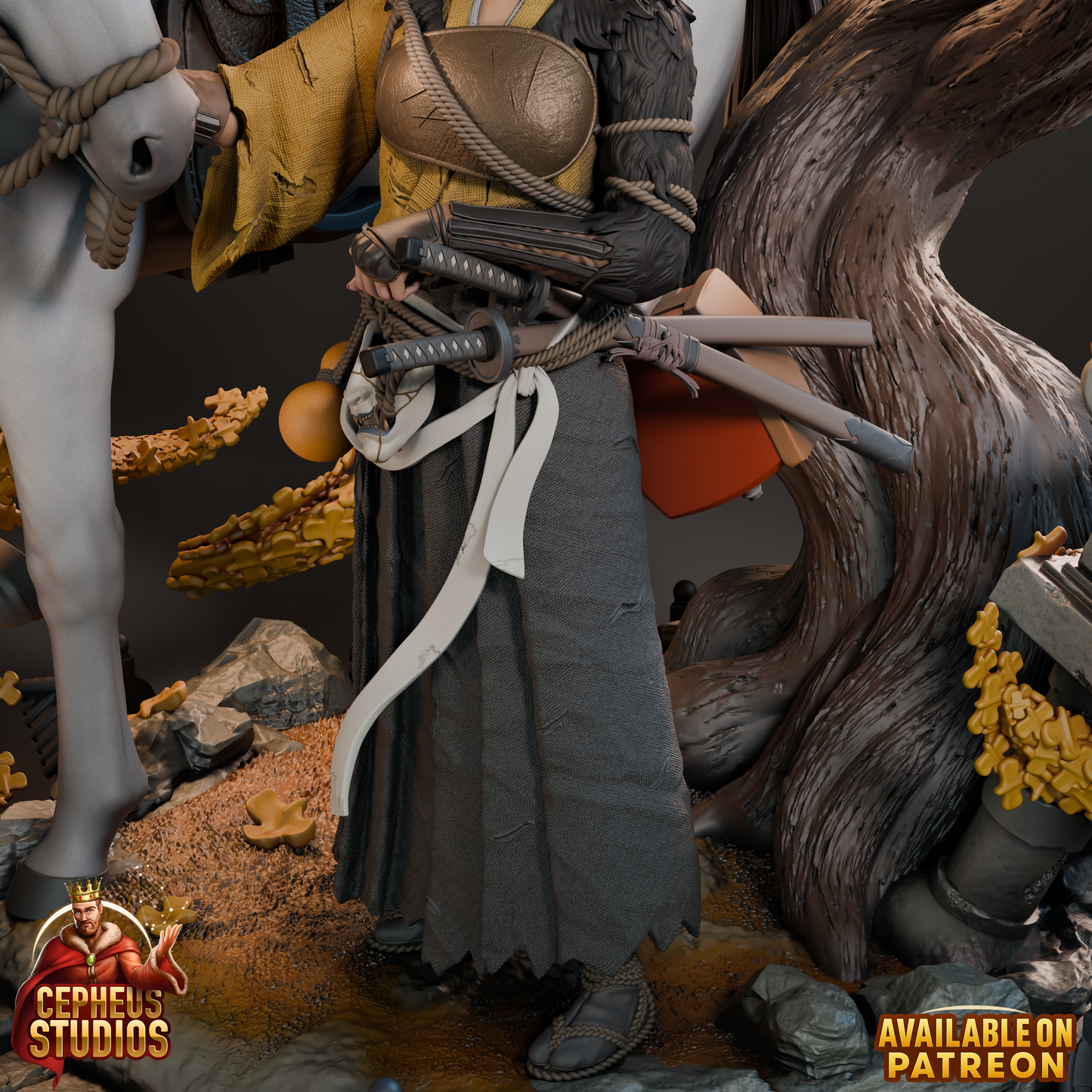 Atsu from Ghost of Yotei Fan-Made Model by Cepheus Studio