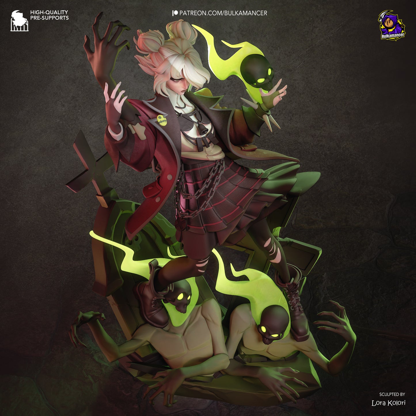 Graves from Deadlock by Bulkamancer | High Quality Resin Print | Painted Commissions available!