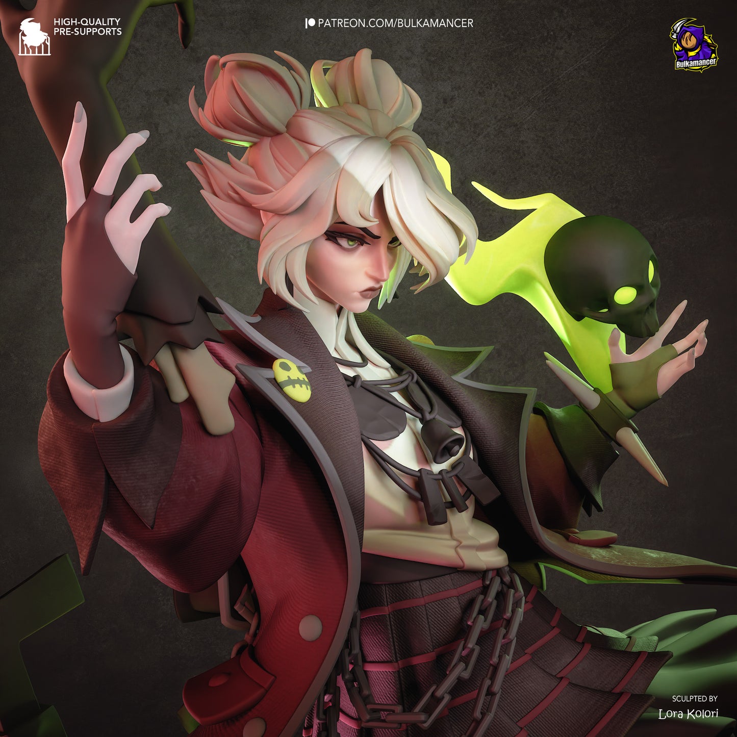 Graves from Deadlock by Bulkamancer | High Quality Resin Print | Painted Commissions available!