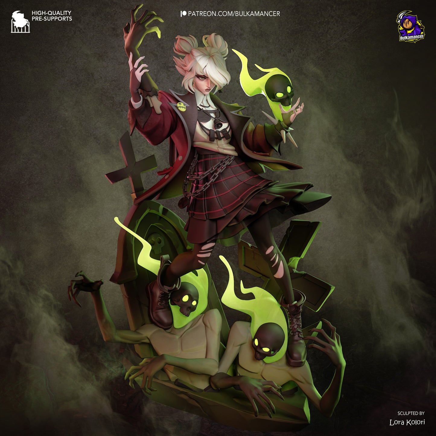 Graves from Deadlock by Bulkamancer | High Quality Resin Print | Painted Commissions available!