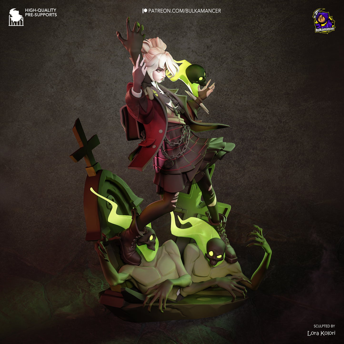 Graves from Deadlock by Bulkamancer | High Quality Resin Print | Painted Commissions available!