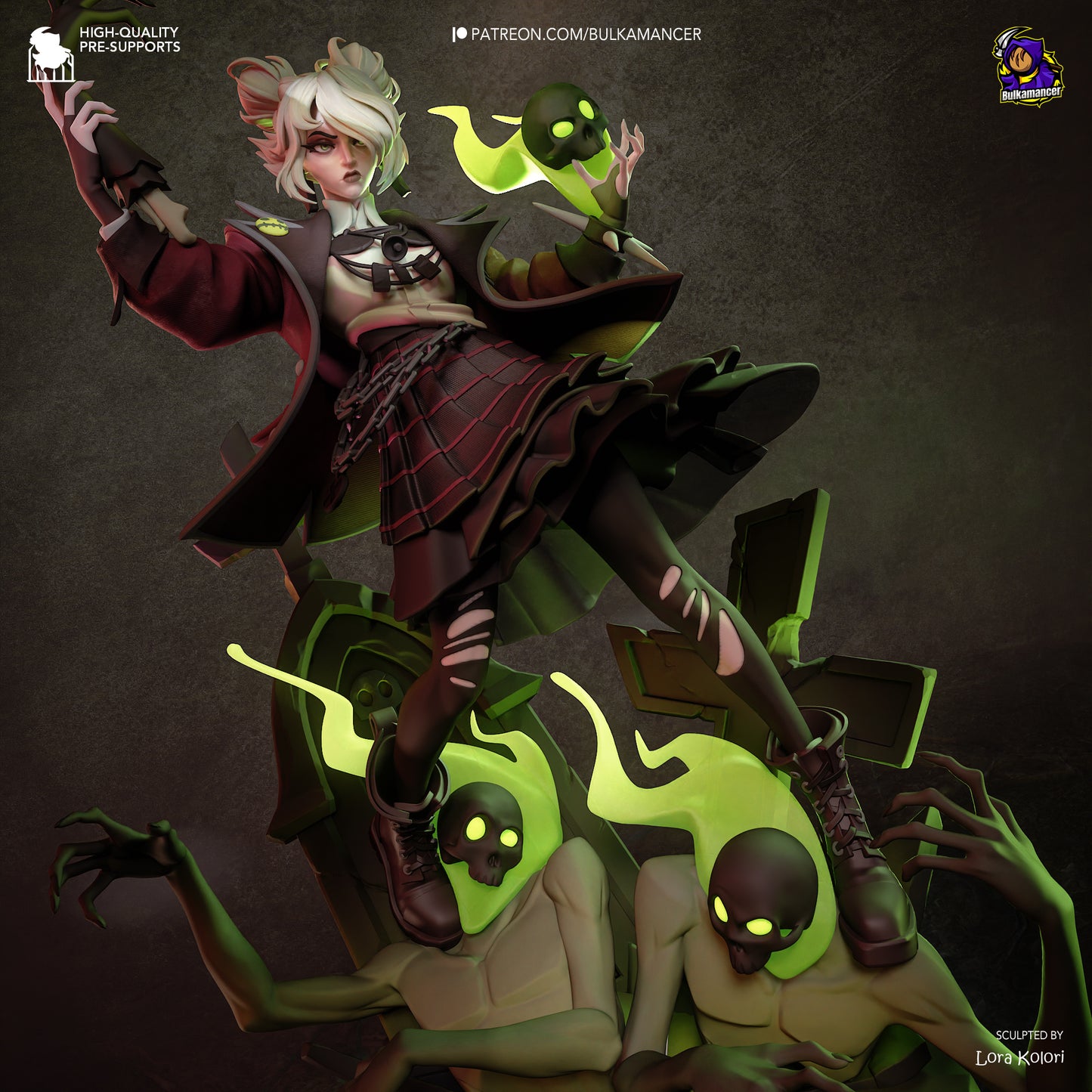 Graves from Deadlock by Bulkamancer | High Quality Resin Print | Painted Commissions available!