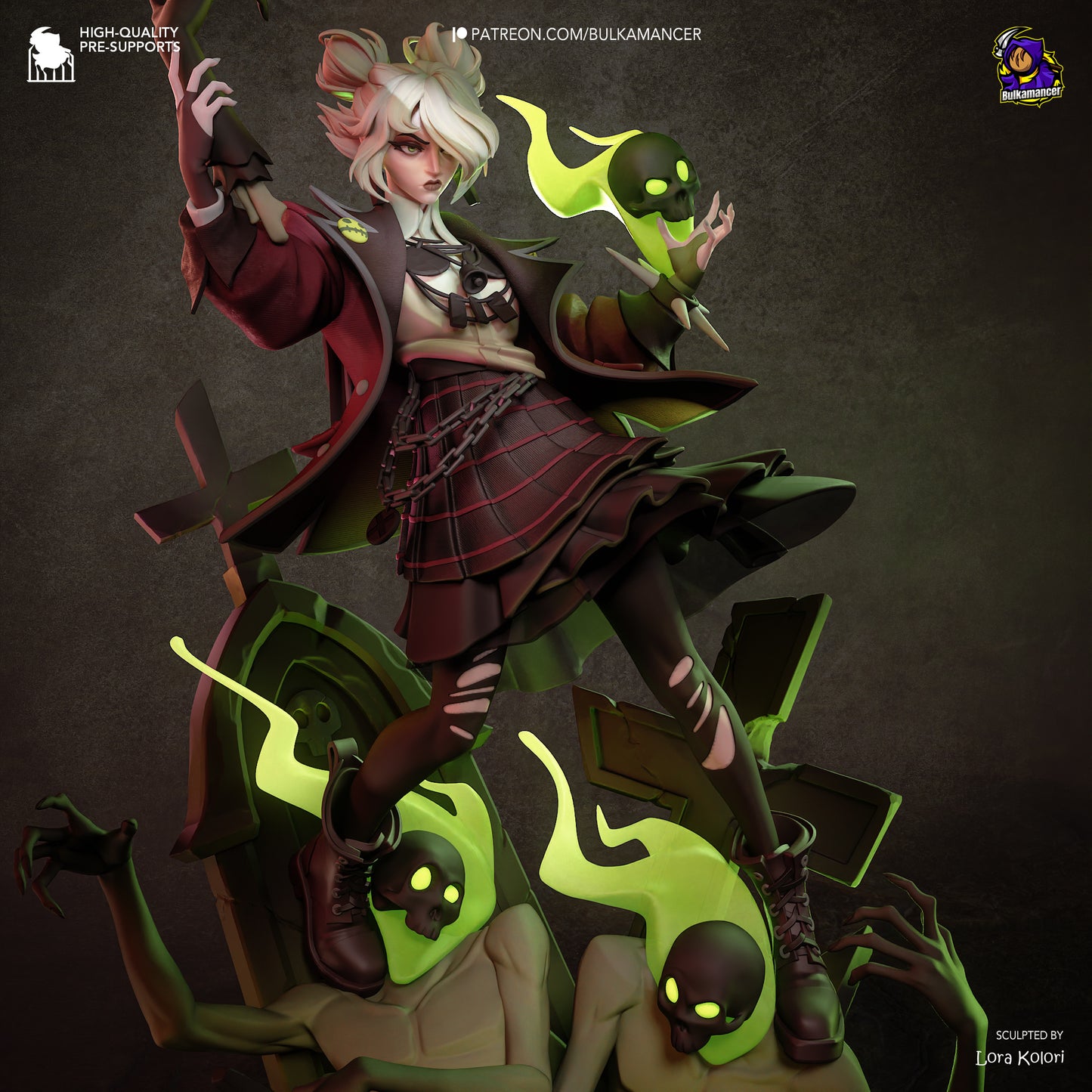 Graves from Deadlock by Bulkamancer | High Quality Resin Print | Painted Commissions available!