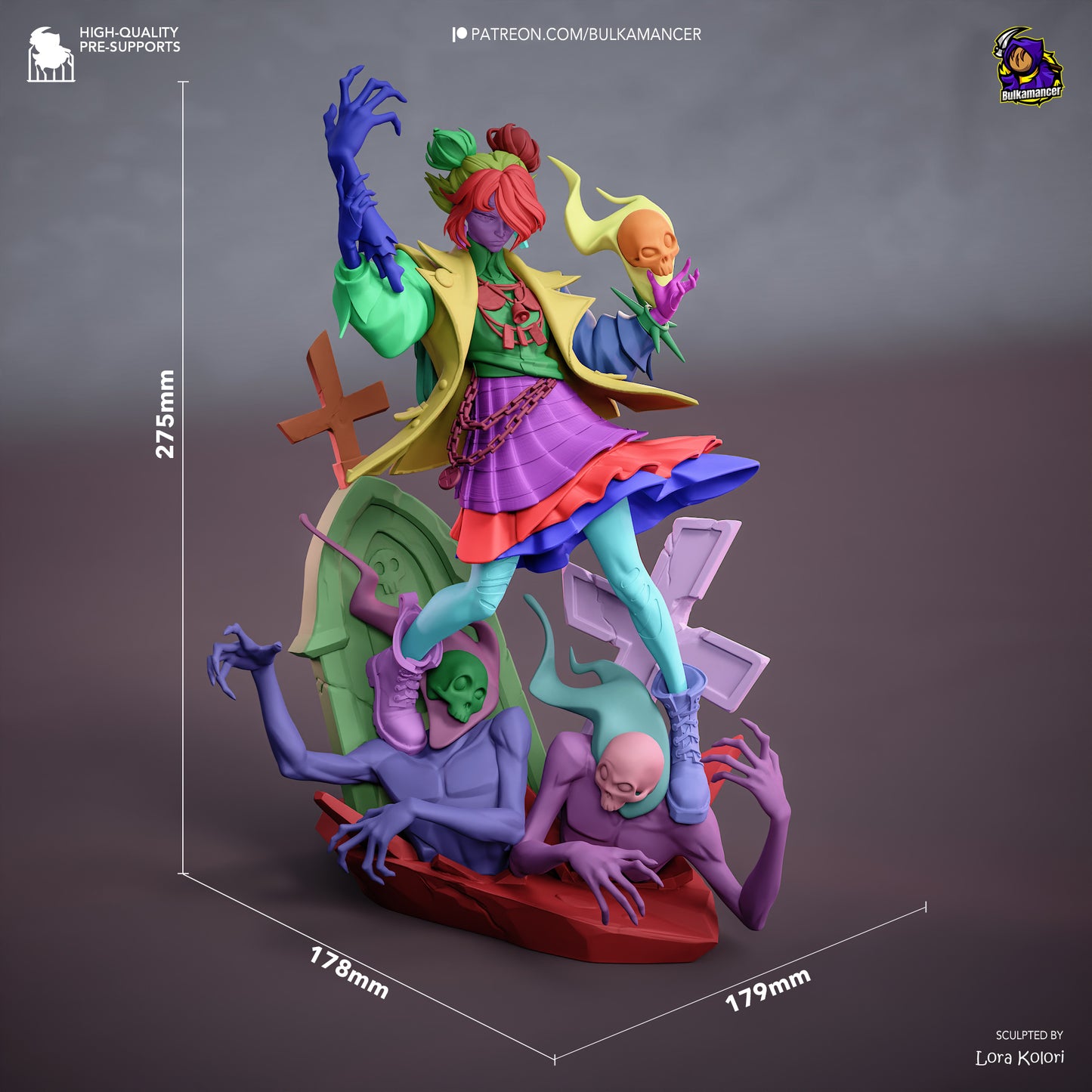 Graves from Deadlock by Bulkamancer | High Quality Resin Print | Painted Commissions available!