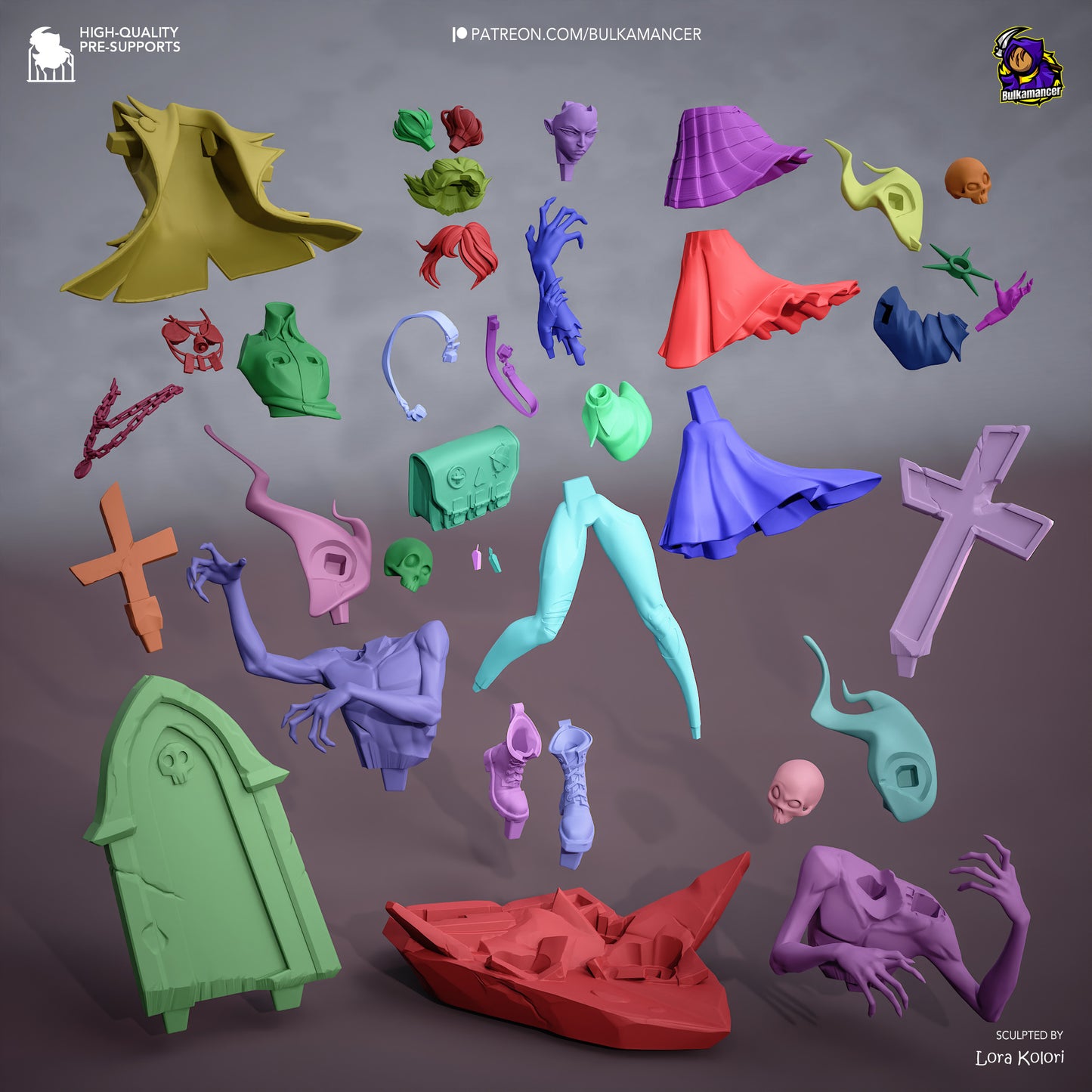 Graves from Deadlock by Bulkamancer | High Quality Resin Print | Painted Commissions available!