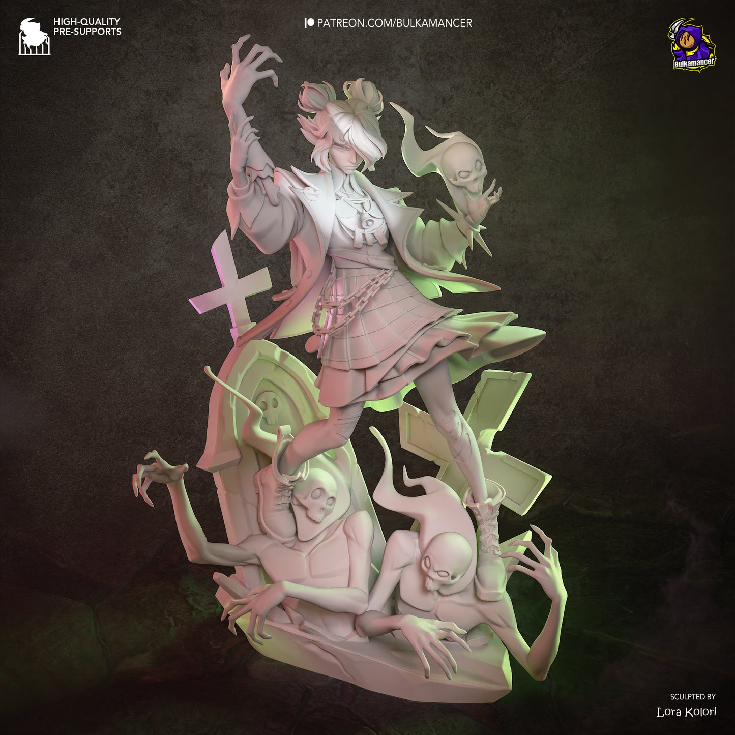 Graves from Deadlock by Bulkamancer | High Quality Resin Print | Painted Commissions available!