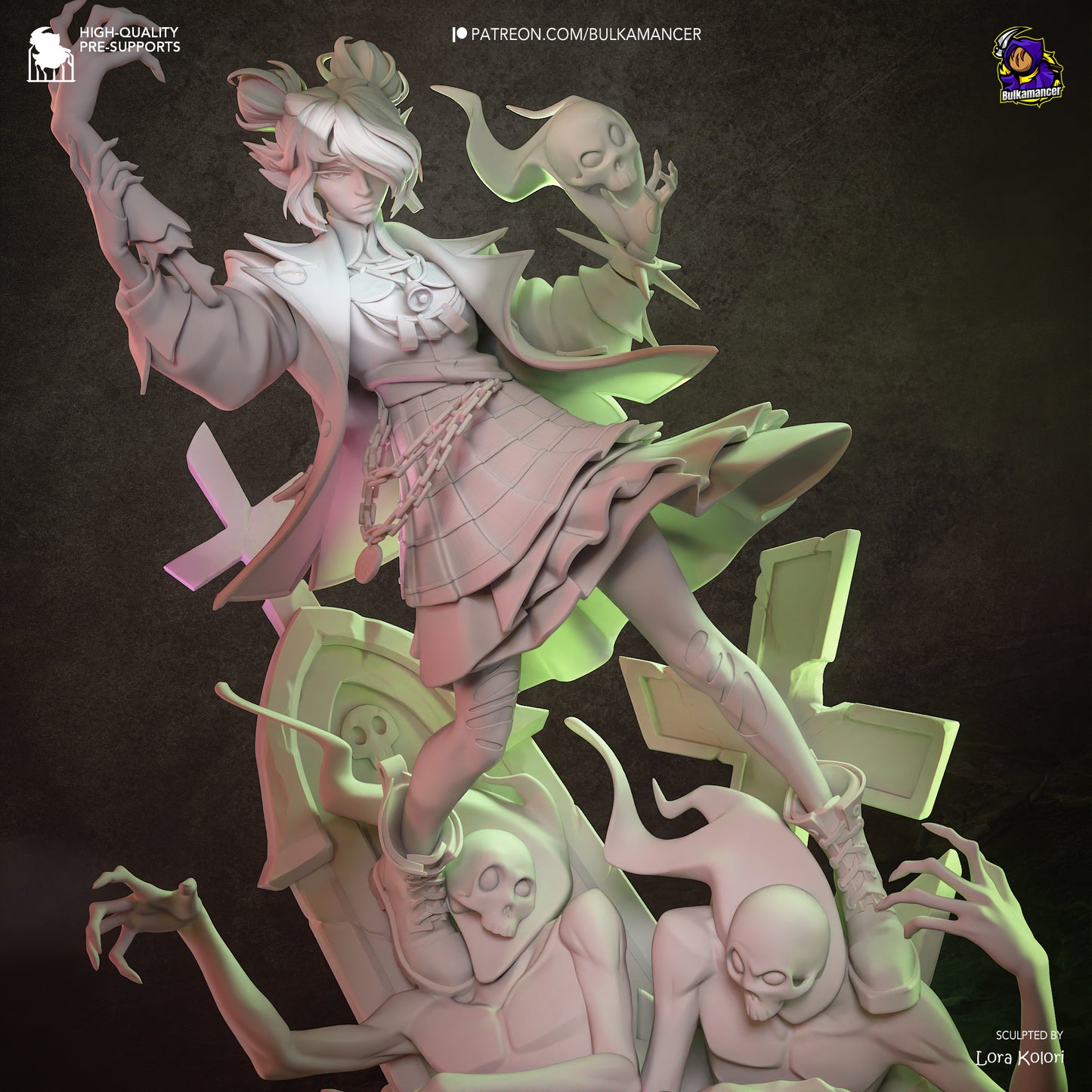 Graves from Deadlock by Bulkamancer | High Quality Resin Print | Painted Commissions available!