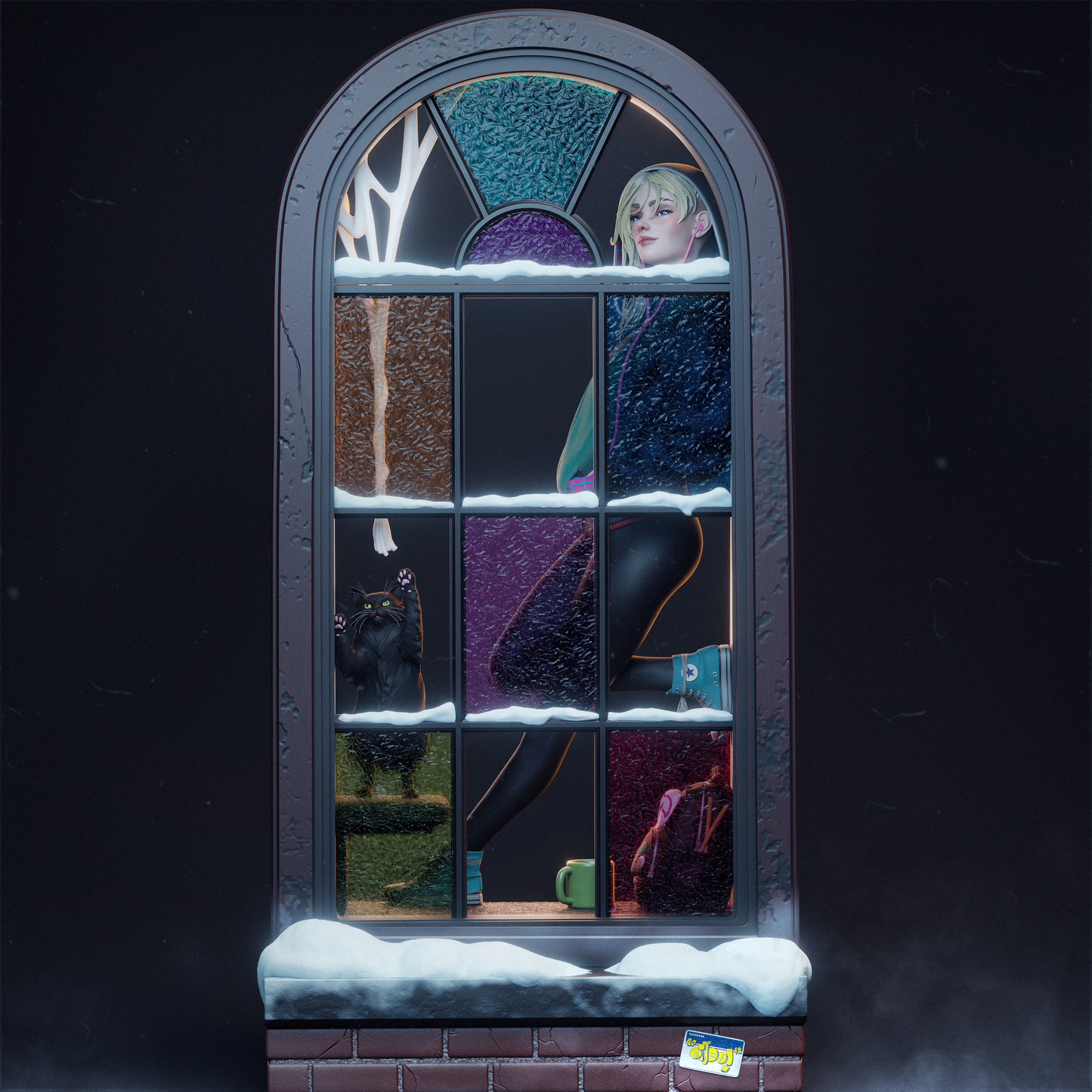 Spider Gwen from Marvel by CA3D | High Quality Resin Print | Painted Commissions available!