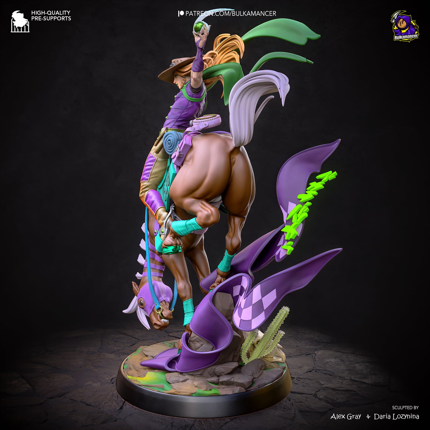 Gyro from JoJo's Bizarre Adventure by Bulkamancer | High Quality Resin Print | Painted Commissions available! - Sephiknot