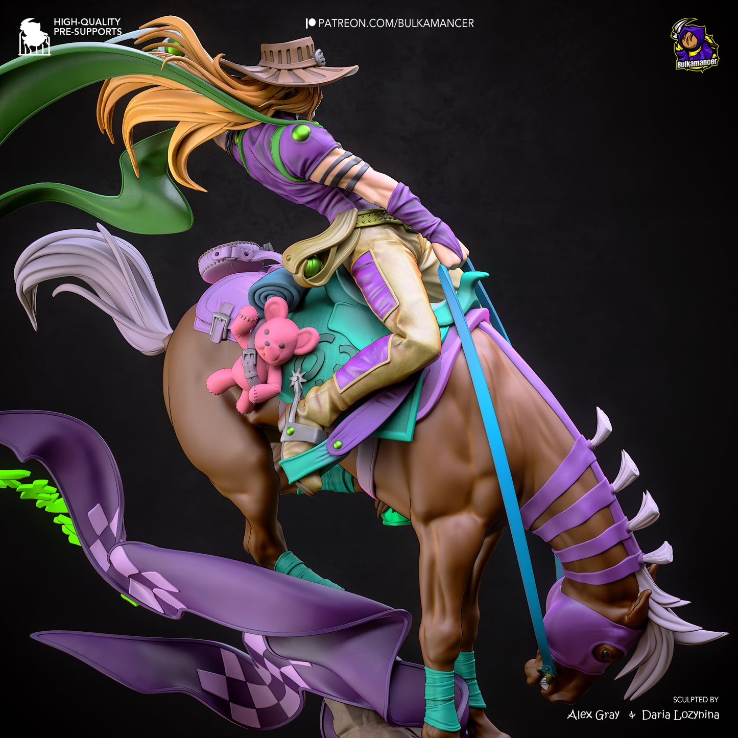 Gyro from JoJo's Bizarre Adventure by Bulkamancer | High Quality Resin Print | Painted Commissions available! - Sephiknot