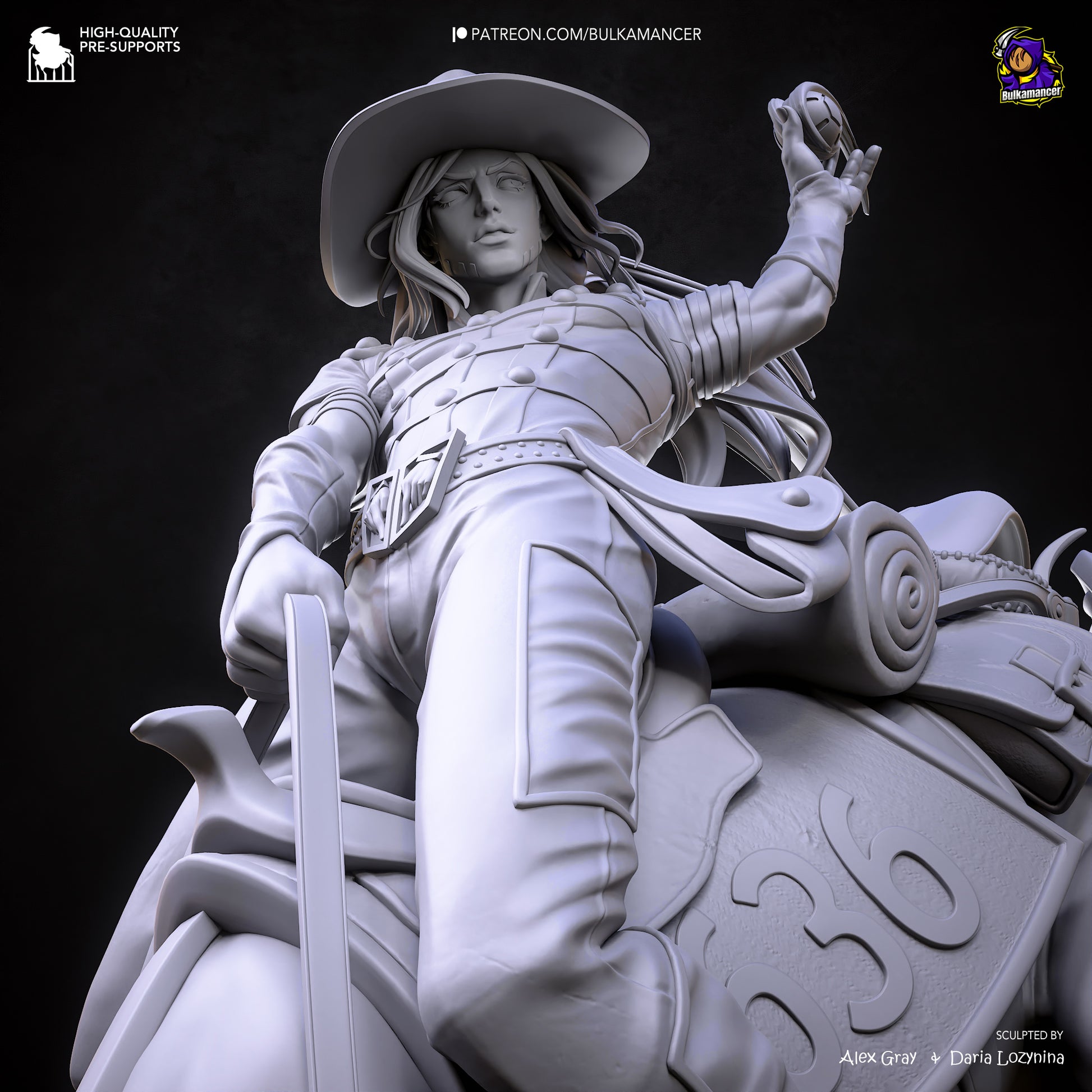 Gyro from JoJo's Bizarre Adventure by Bulkamancer | High Quality Resin Print | Painted Commissions available! - Sephiknot