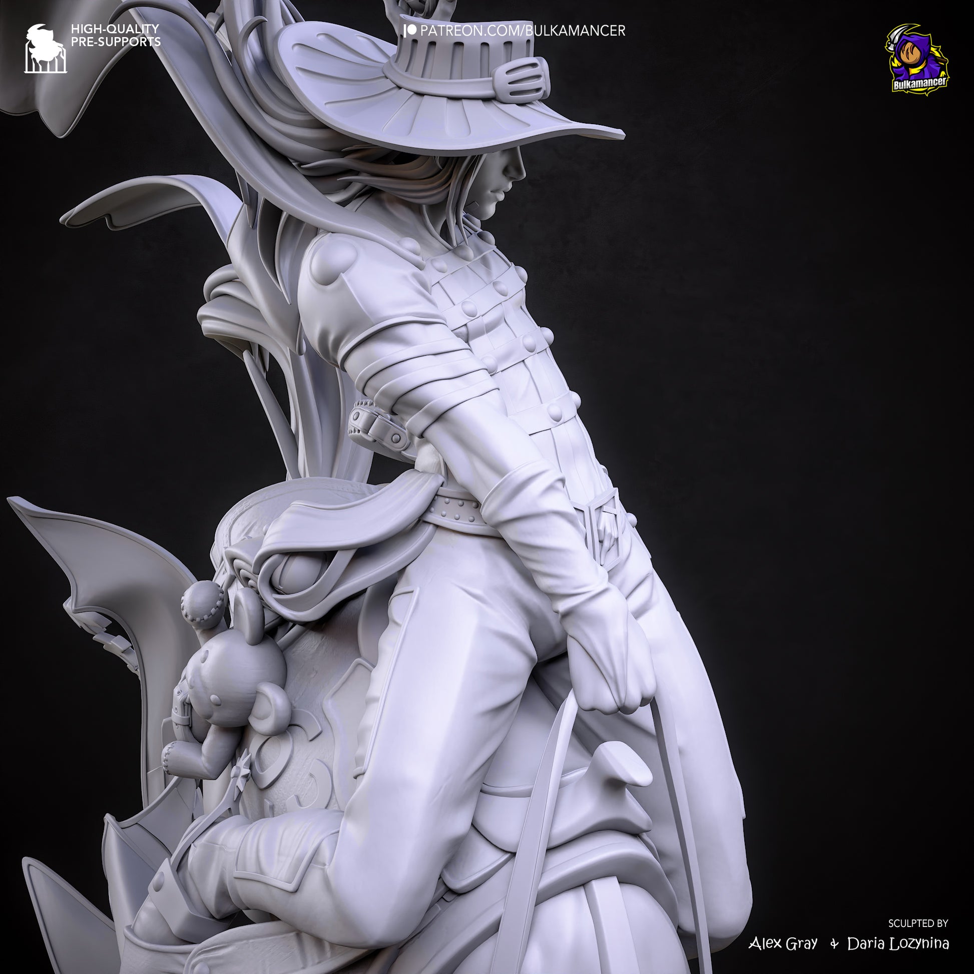 Gyro from JoJo's Bizarre Adventure by Bulkamancer | High Quality Resin Print | Painted Commissions available! - Sephiknot