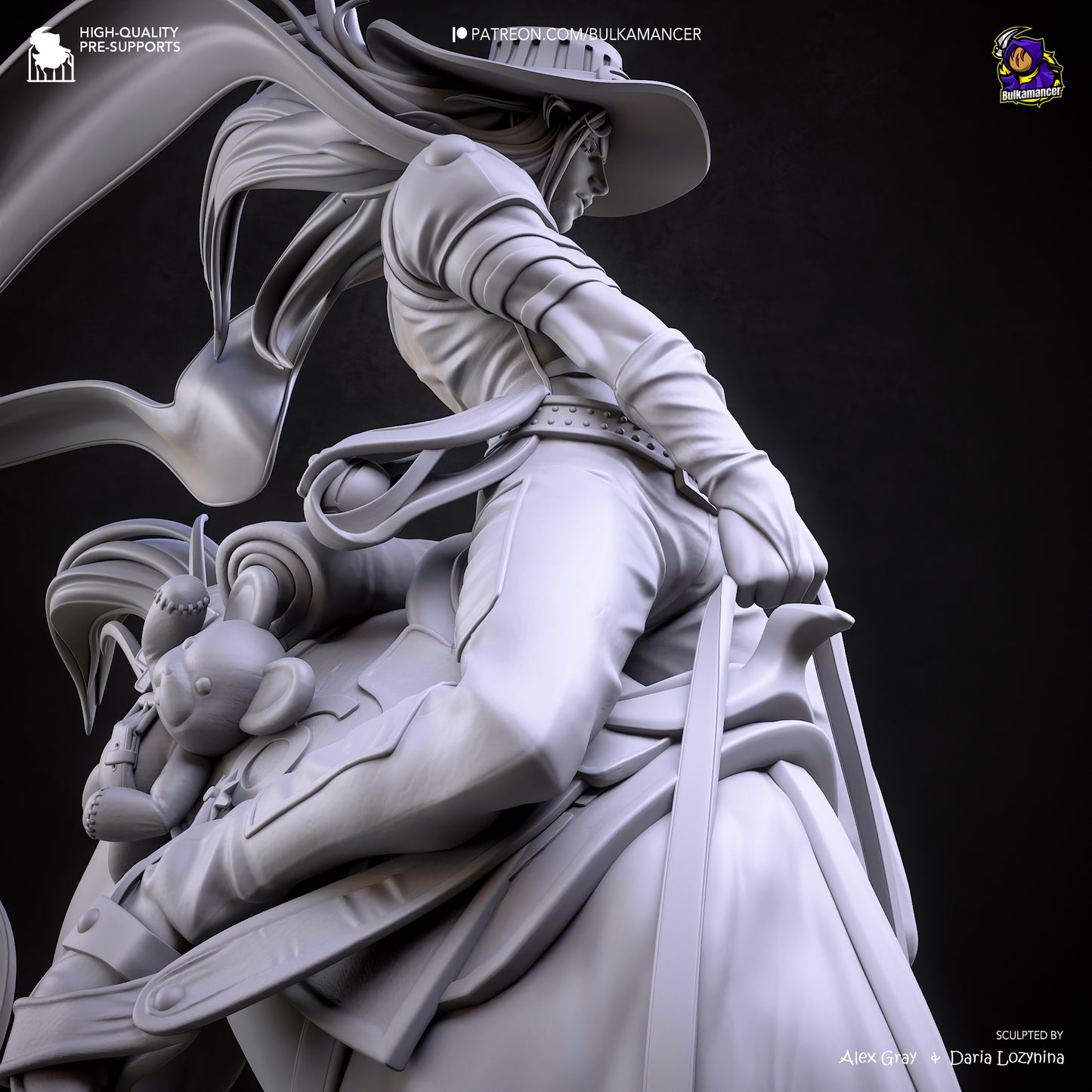 Gyro from JoJo's Bizarre Adventure by Bulkamancer | High Quality Resin Print | Painted Commissions available! - Sephiknot