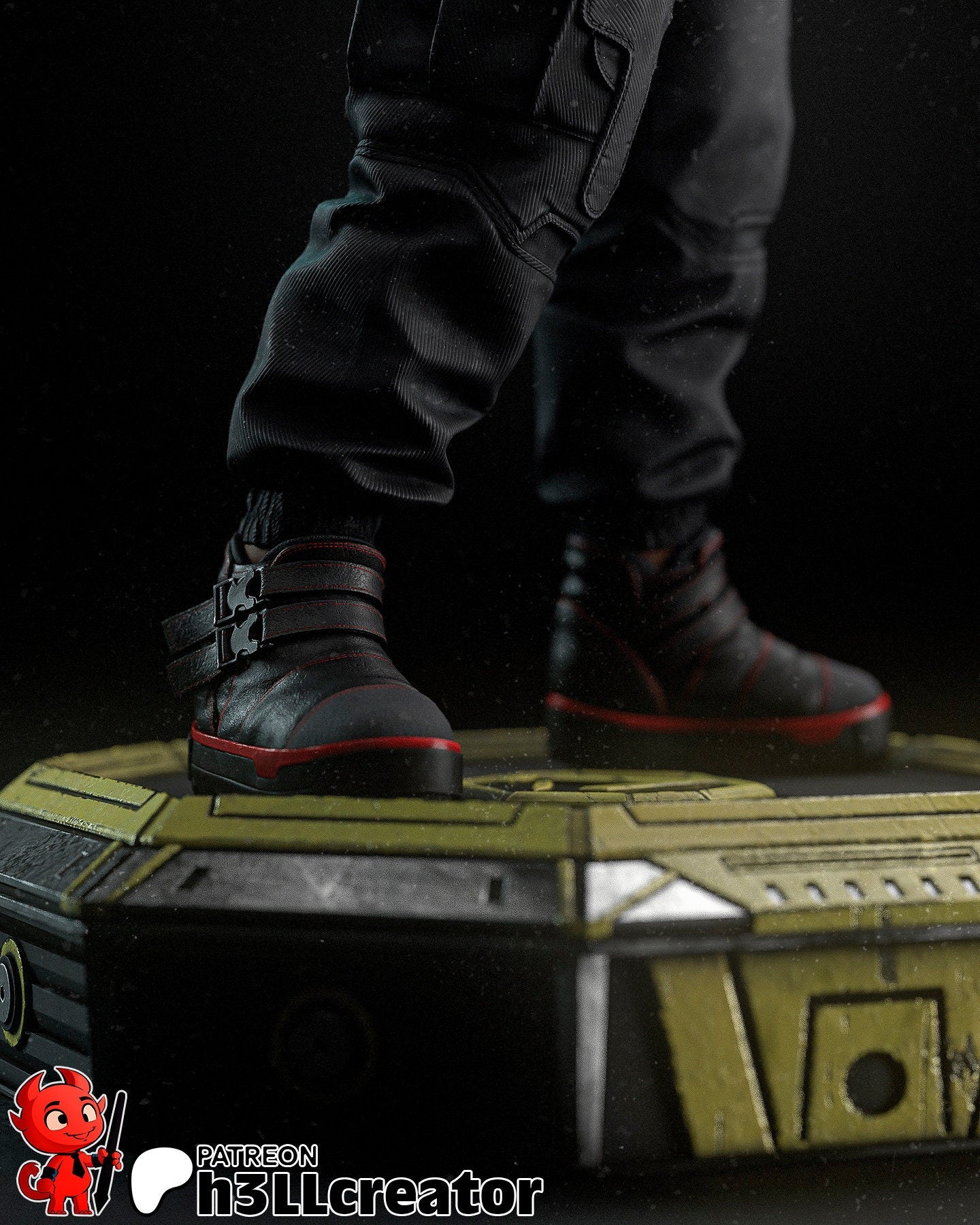 Cyberpunk 2077 Jackie Welles Garage Kit | Fanmade Model by h3llCreator | Night City Legend | 3D Printed