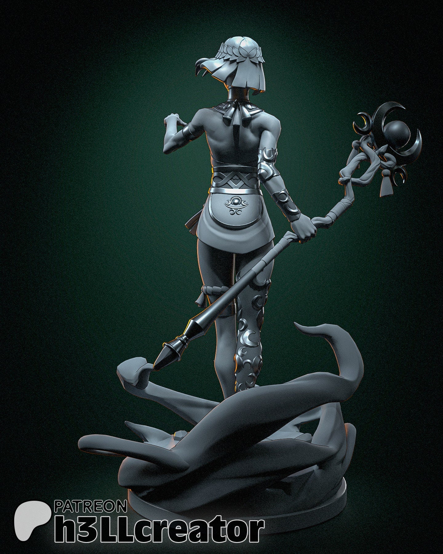 Hades 2 Melinoe Garage Kit | Fanmade Model by Bulkamancer/h3llCreator | Princess of the Underworld | 3D Printed
