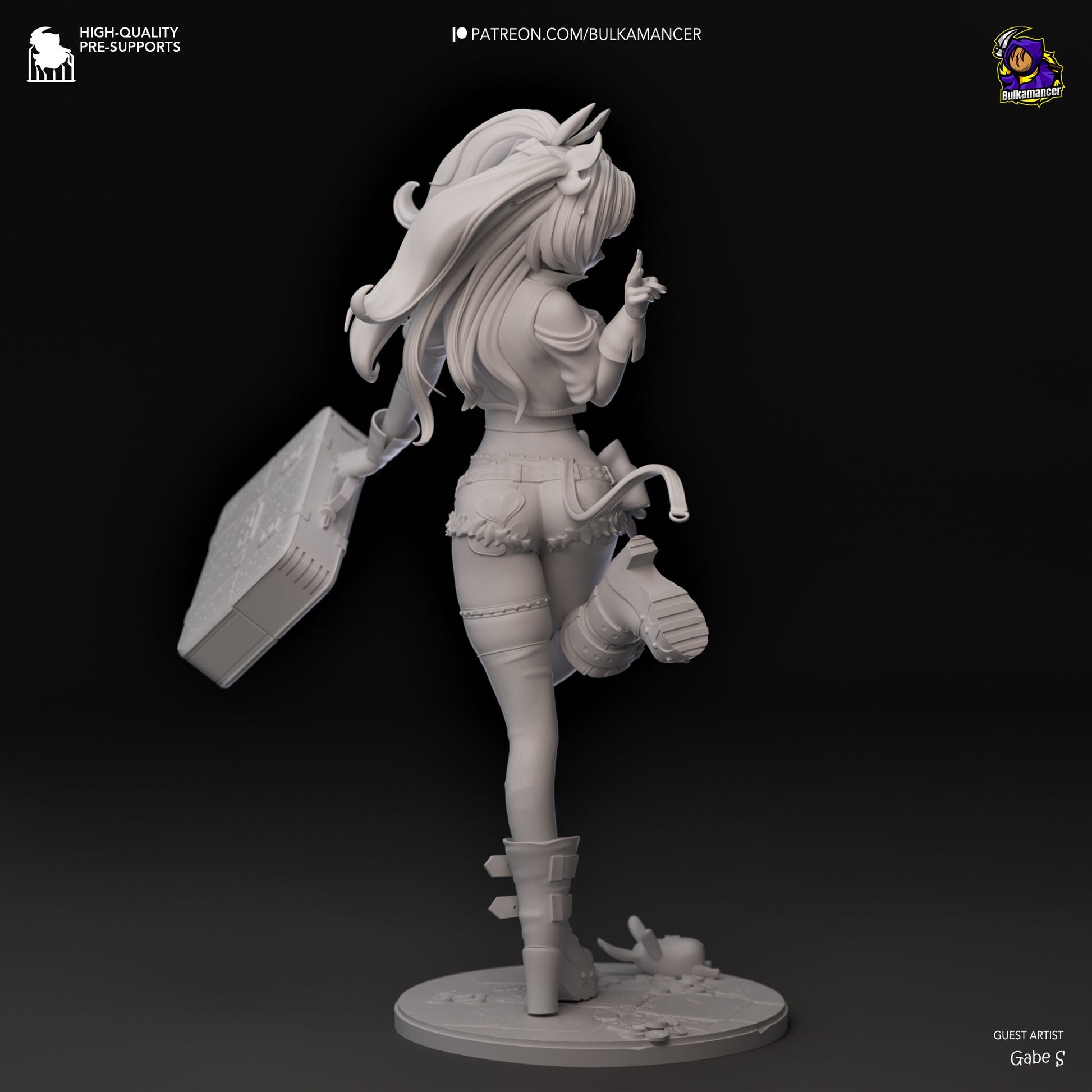 Zenless Zone Zero Nicole Garage Kit | Fanmade Model by Bulkamancer| ZZZ | 3D Printed