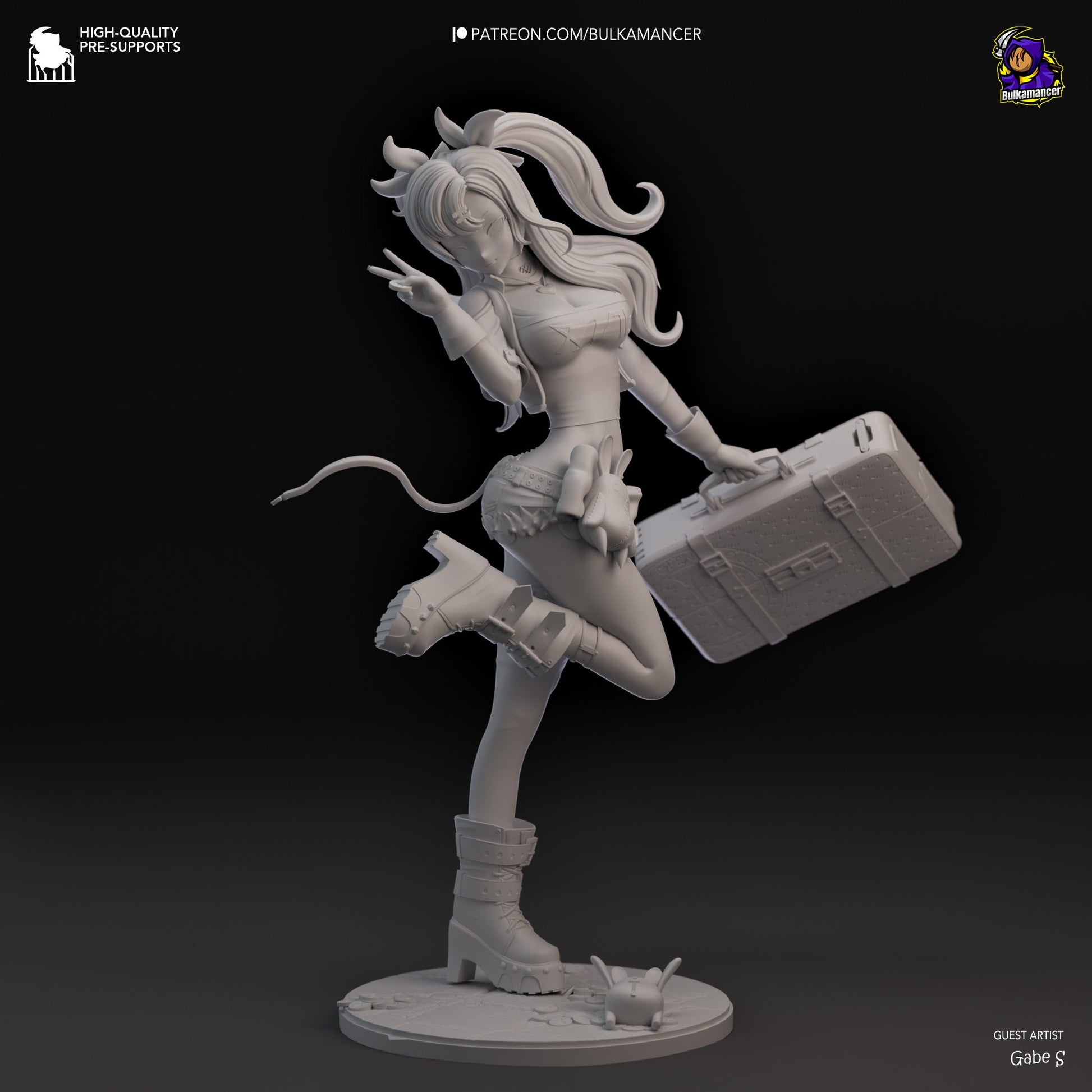 Zenless Zone Zero Nicole Garage Kit | Fanmade Model by Bulkamancer| ZZZ | 3D Printed