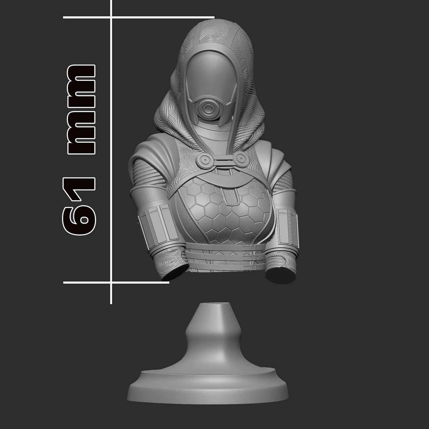 Mass Effect Tali Garage Kit | Fanmade Model by h3llCreator | The Quarian | 3D Printed