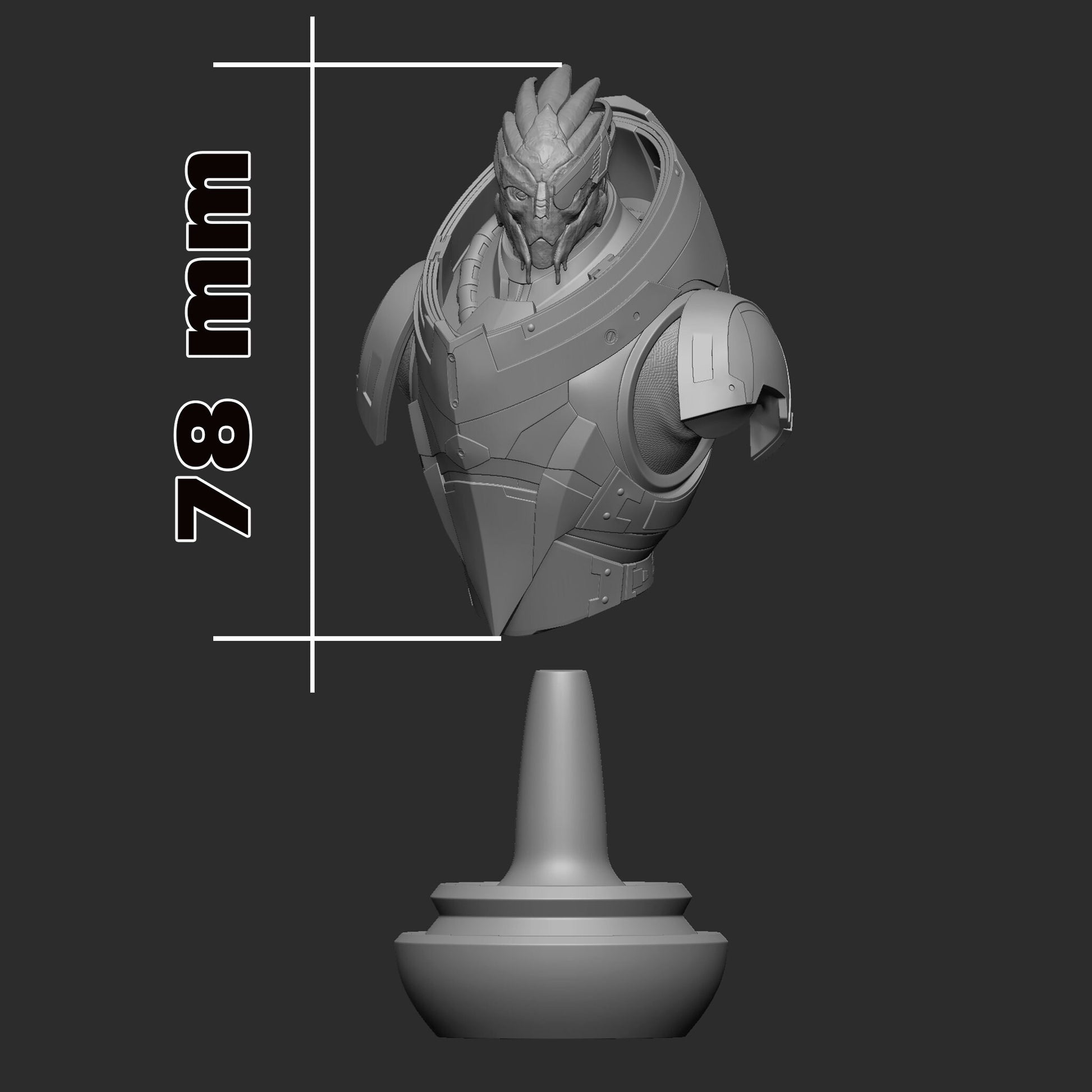 Mass Effect Garrus Garage Kit | Fanmade Model by h3llCreator | The Turian | 3D Printed