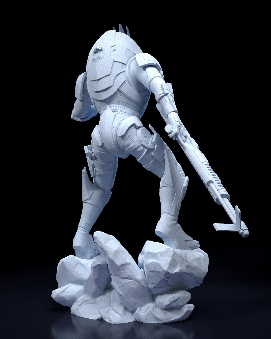 Mass Effect Garrus Garage Kit | Fanmade Model by h3llCreator | The Turian | 3D Printed