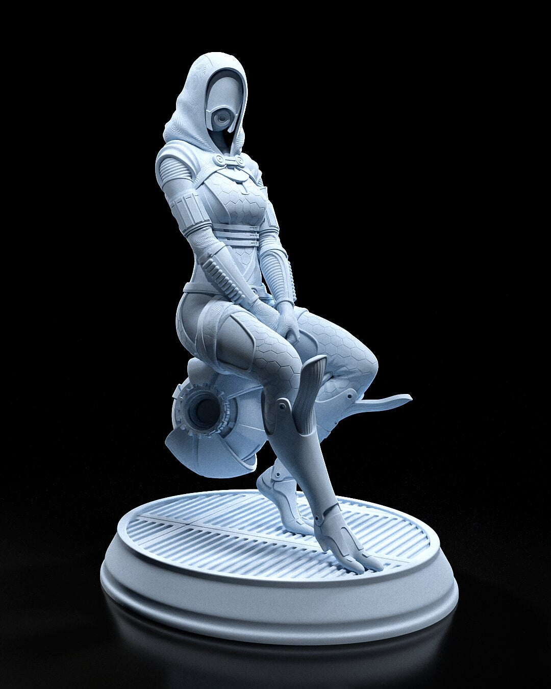 Mass Effect Tali Garage Kit | Fanmade Model by h3llCreator | The Quarian | 3D Printed