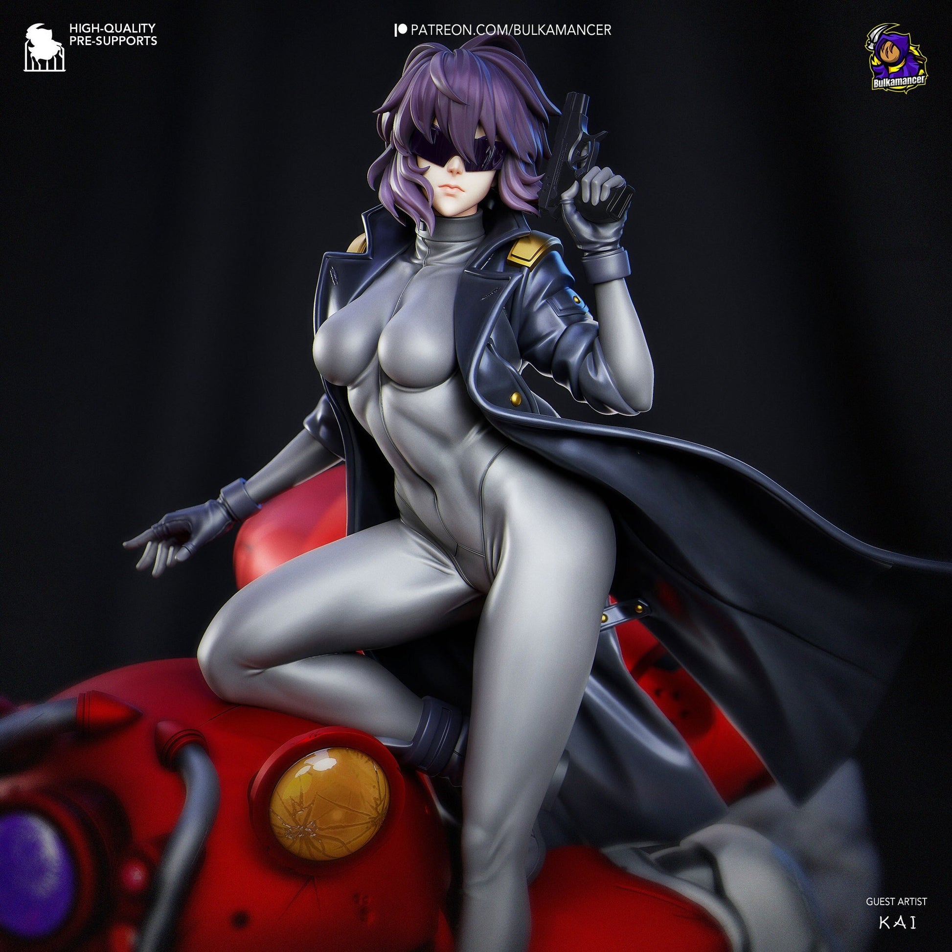 Ghost in the Shell Motoko Kusanagi Garage Kit | Fanmade Model by Bulkamancer| The Major of Section 9 | 3D Printed
