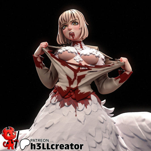 Delicious in Dungeon Falin Garage Kit | Fanmade Model by h3llCreator | Chicken Dragon | 3D Printed