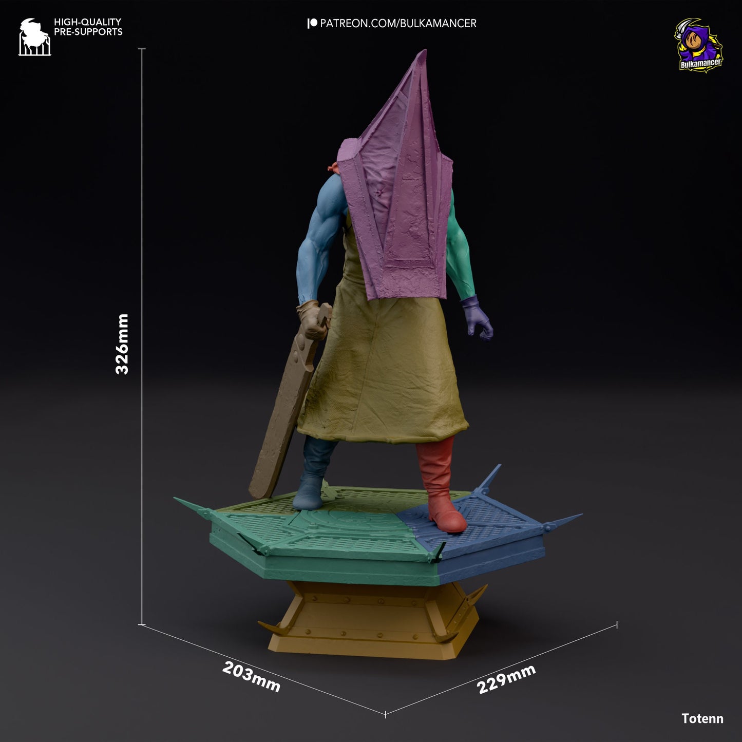 Silent Hill Pyramid Head Garage Kit | Fanmade Model by Bulkamancer| The Executioner | 3D Printed