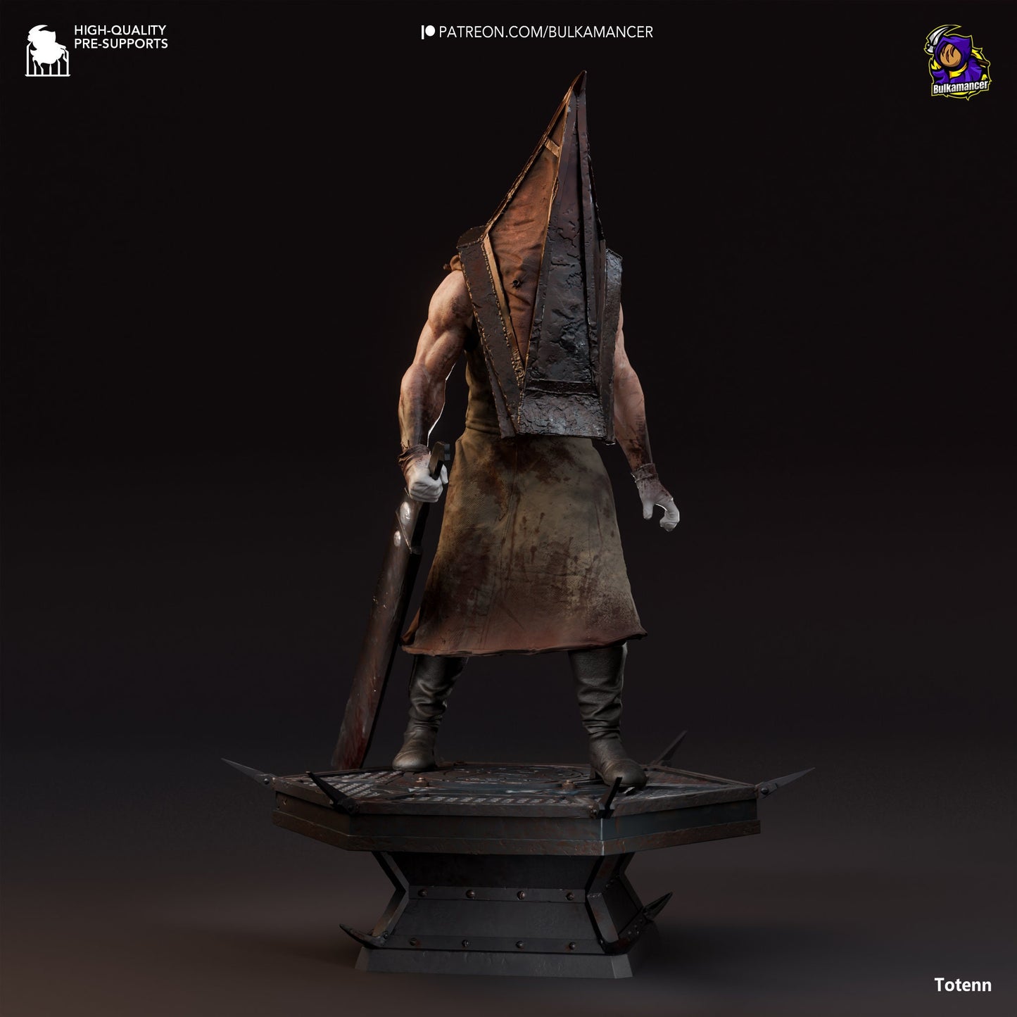 Silent Hill Pyramid Head Garage Kit | Fanmade Model by Bulkamancer| The Executioner | 3D Printed