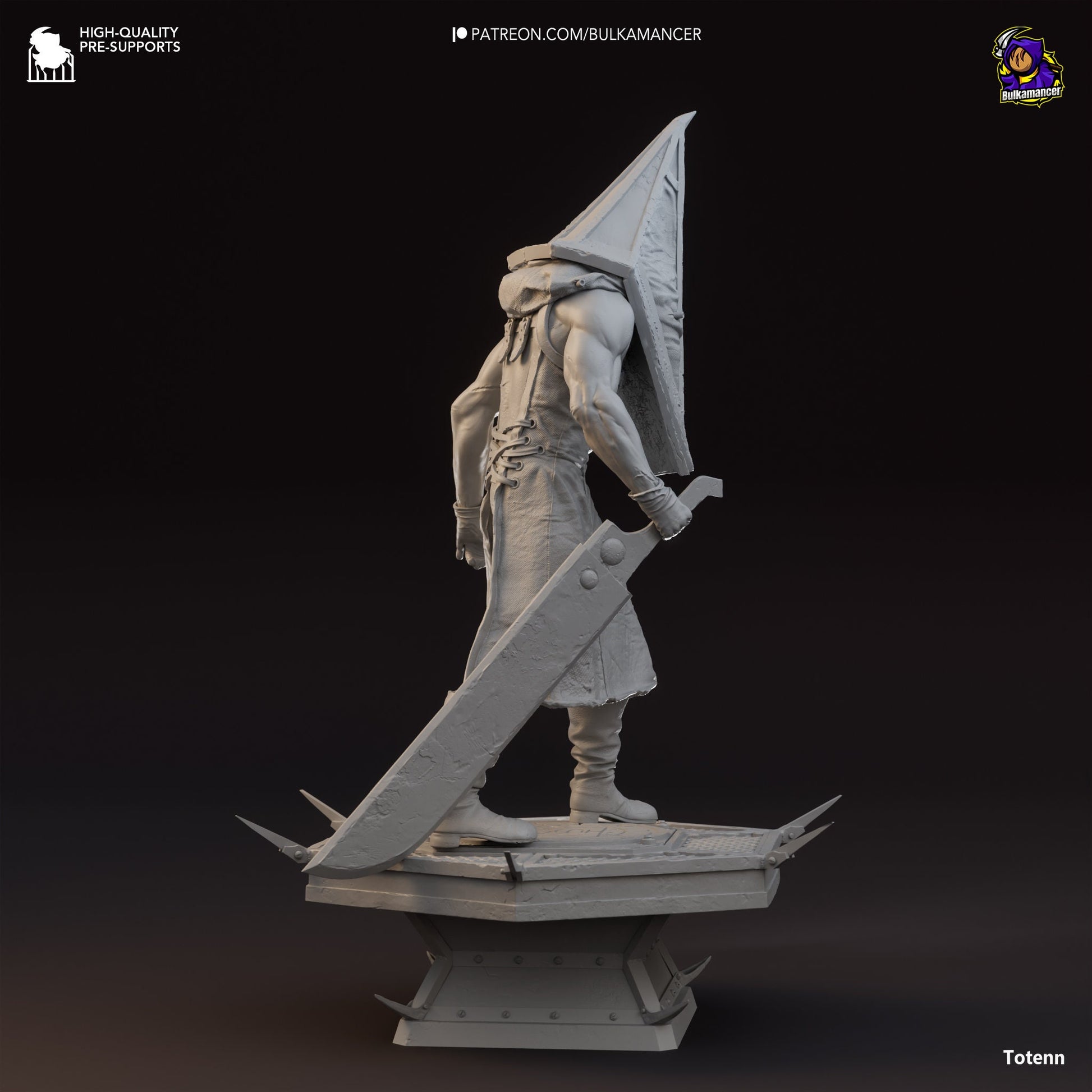 Silent Hill Pyramid Head Garage Kit | Fanmade Model by Bulkamancer| The Executioner | 3D Printed